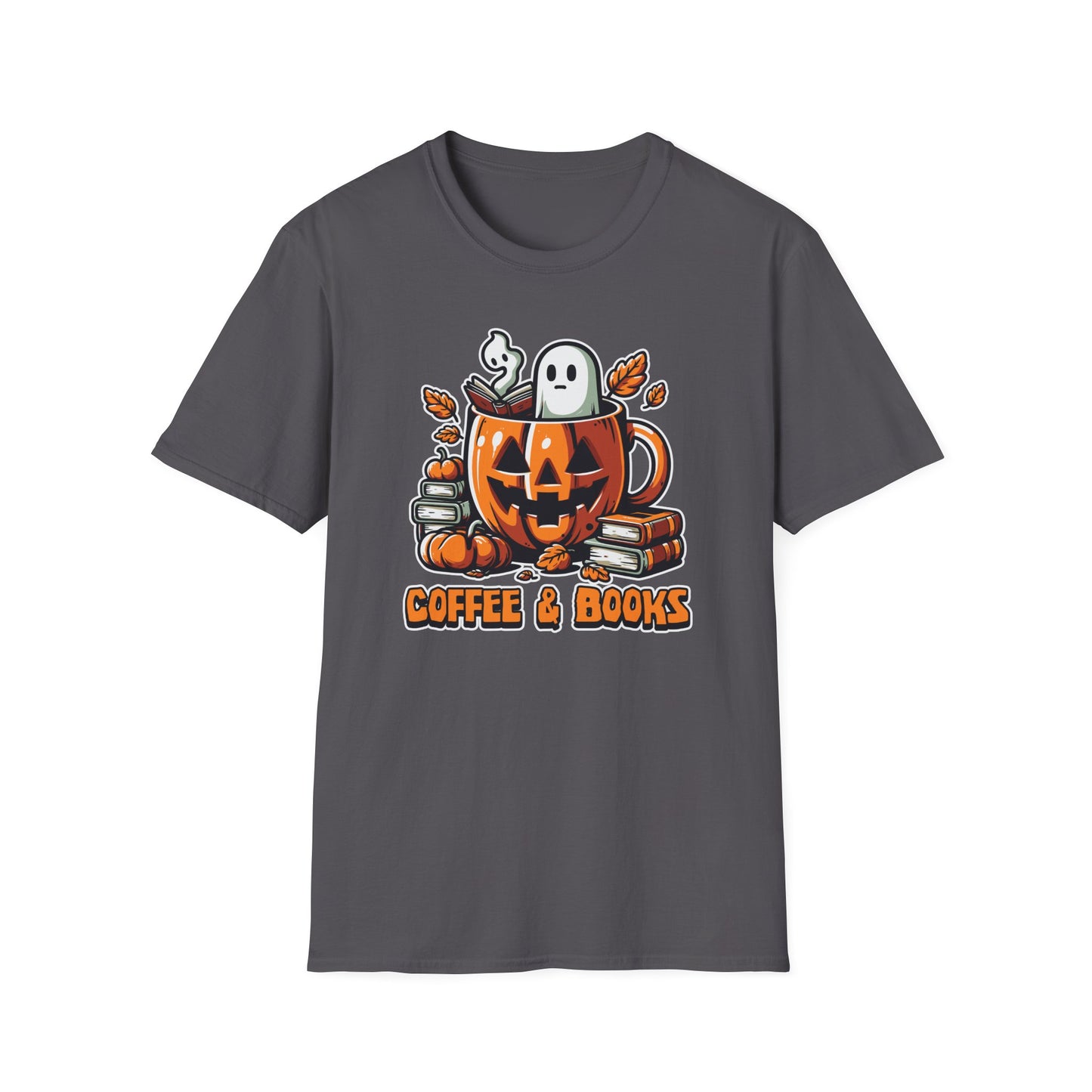 Halloween Coffee & Books T-Shirt