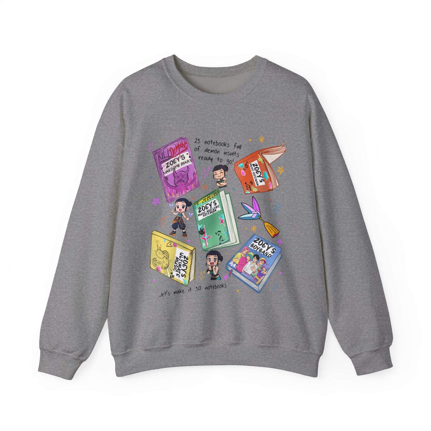 K-Pop Zoe's Books Crewneck Sweatshirt