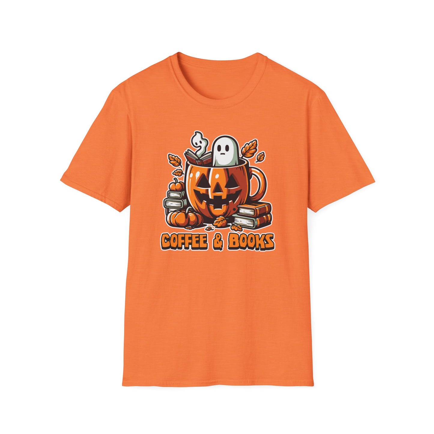 Halloween Coffee & Books T-Shirt
