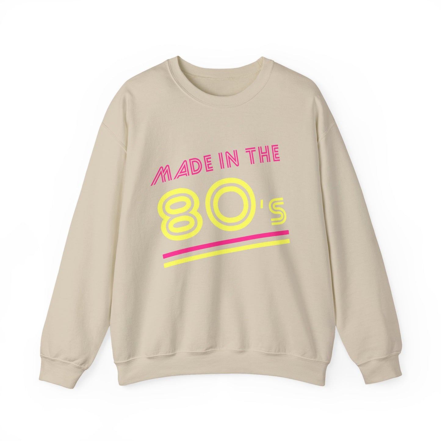 Made in the 80's Neon Crewneck Sweatshirt