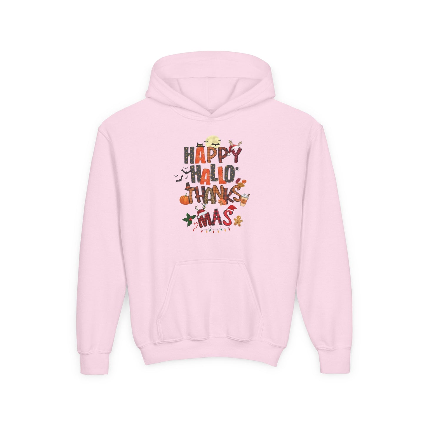 Happy Hallothanksmas Youth Hoodie