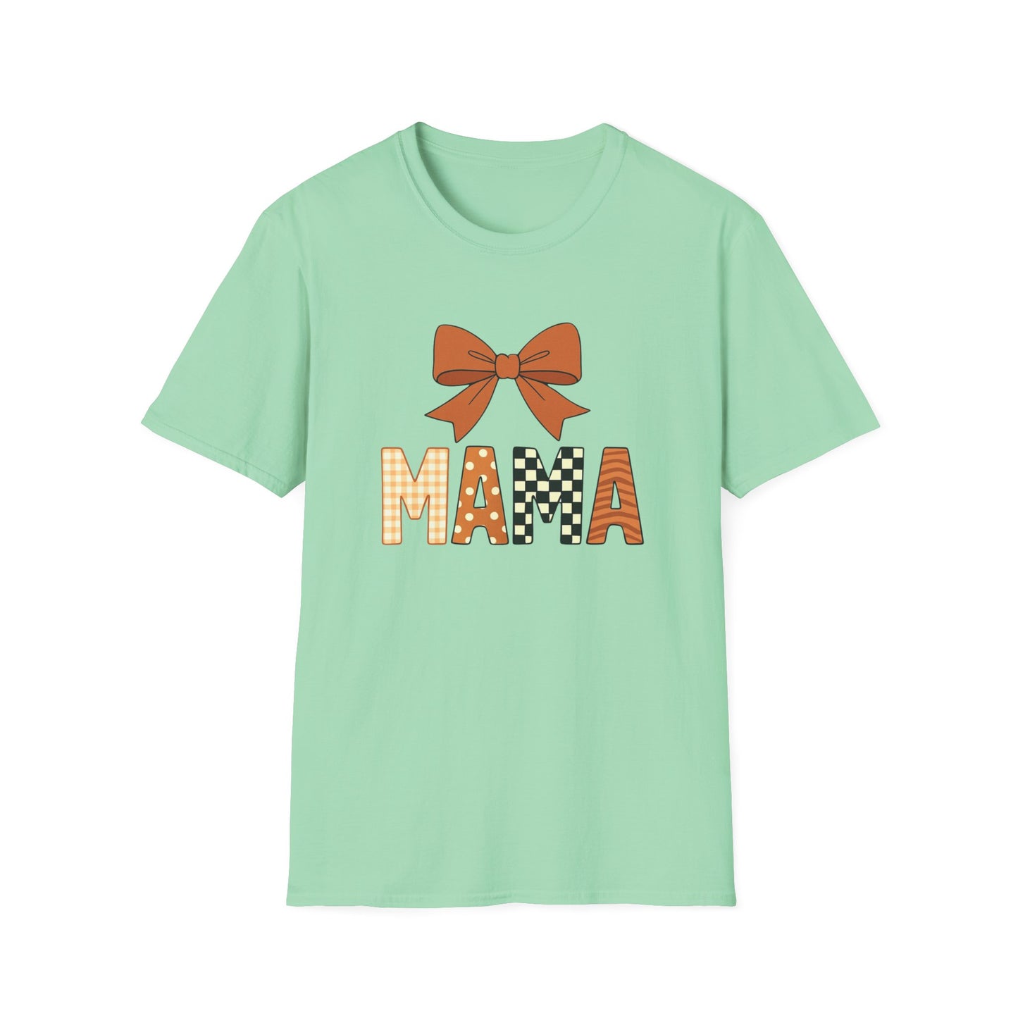 Mama Gingham Bow T-Shirt