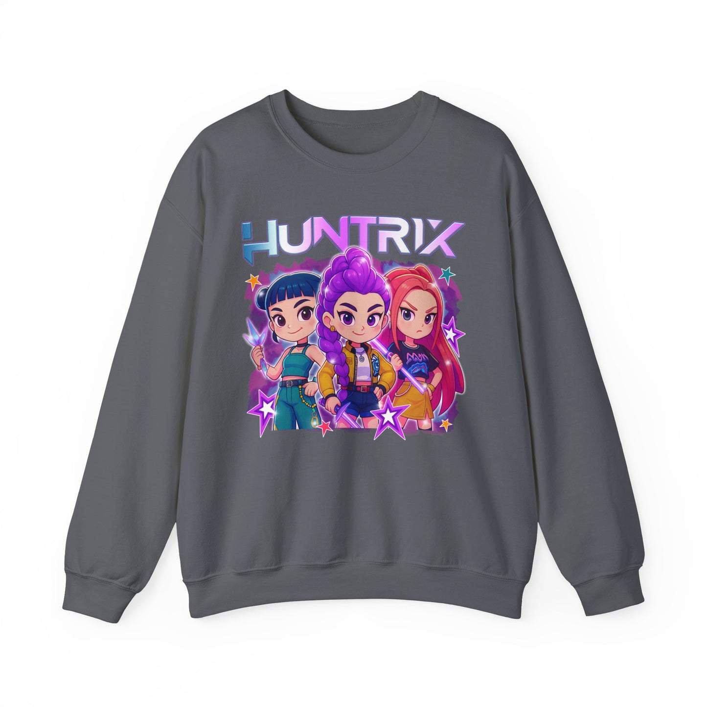 Kpop HUNTRIX cartoon Crewneck Sweatshirt