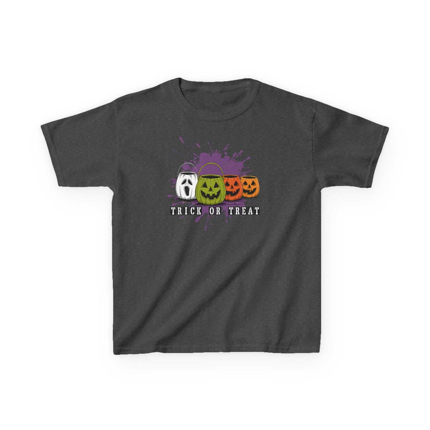 Halloween Pumpkin Trick or Treat Kids Tee
