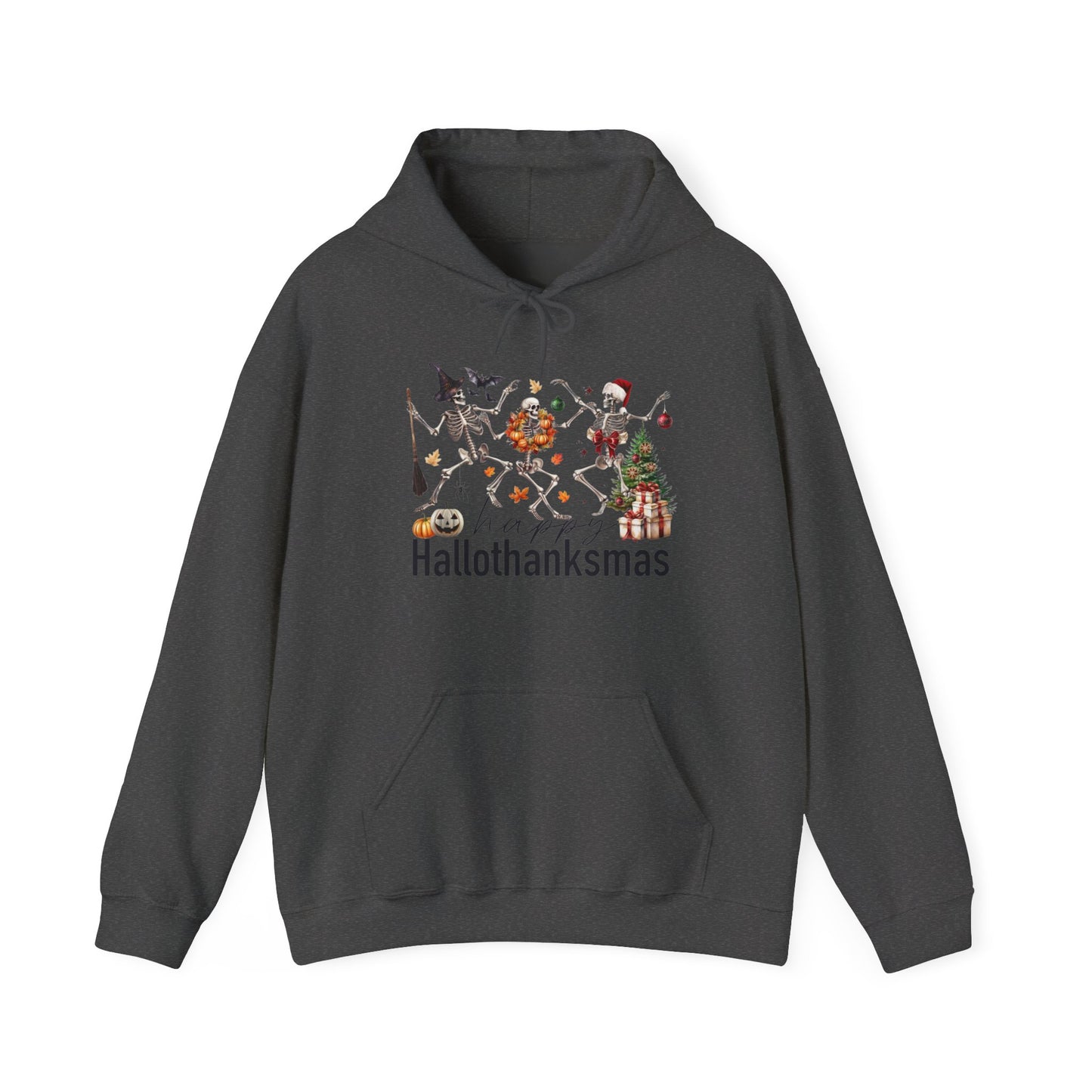 Happy Hallothanksmas Skeleton Hoodie
