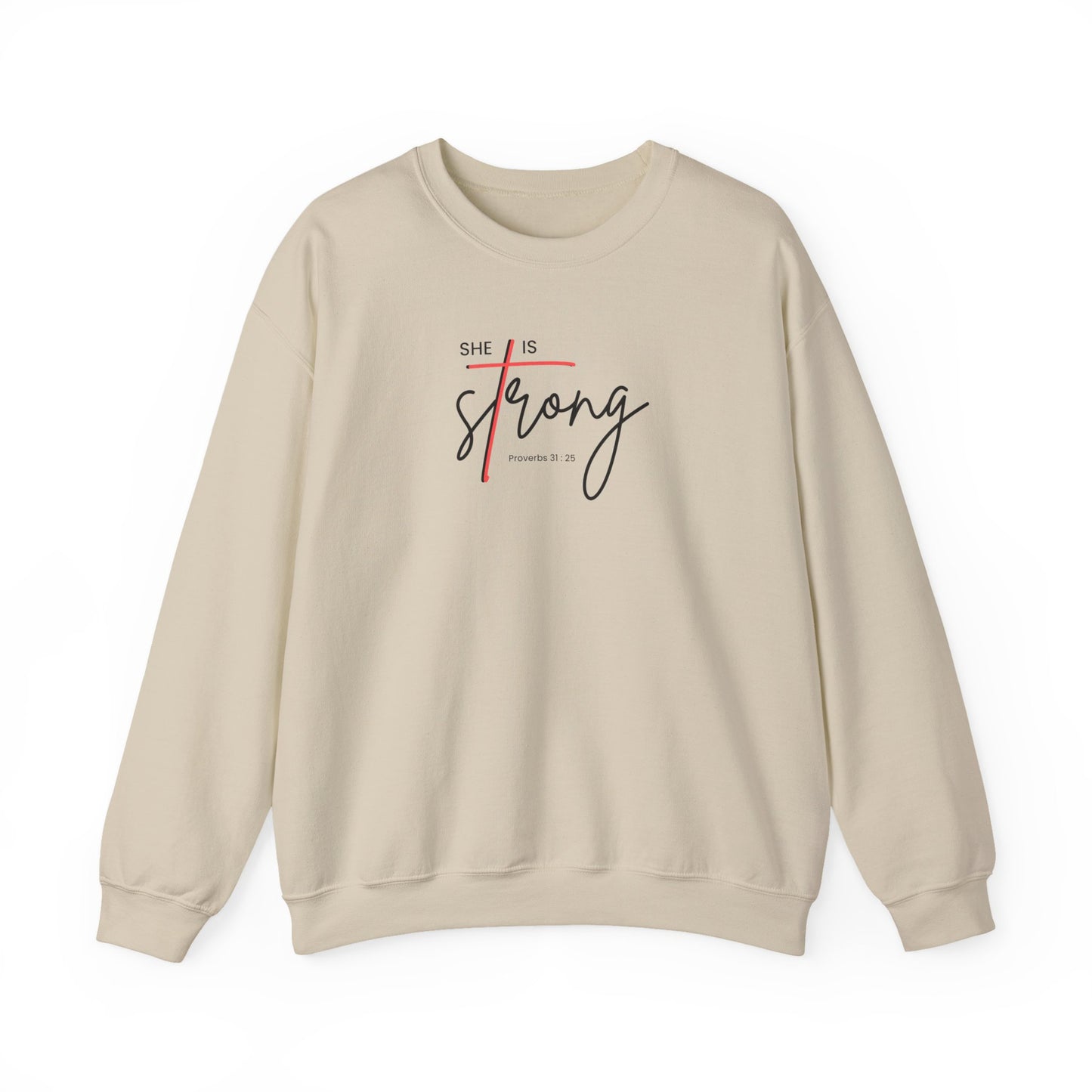 She is Strong Crewneck Sweatshirt