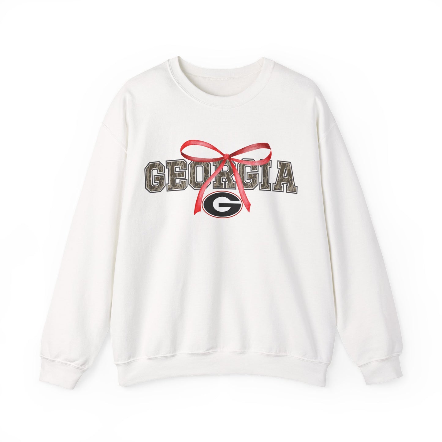 Camo Georgia Bow Crewneck Sweatshirt