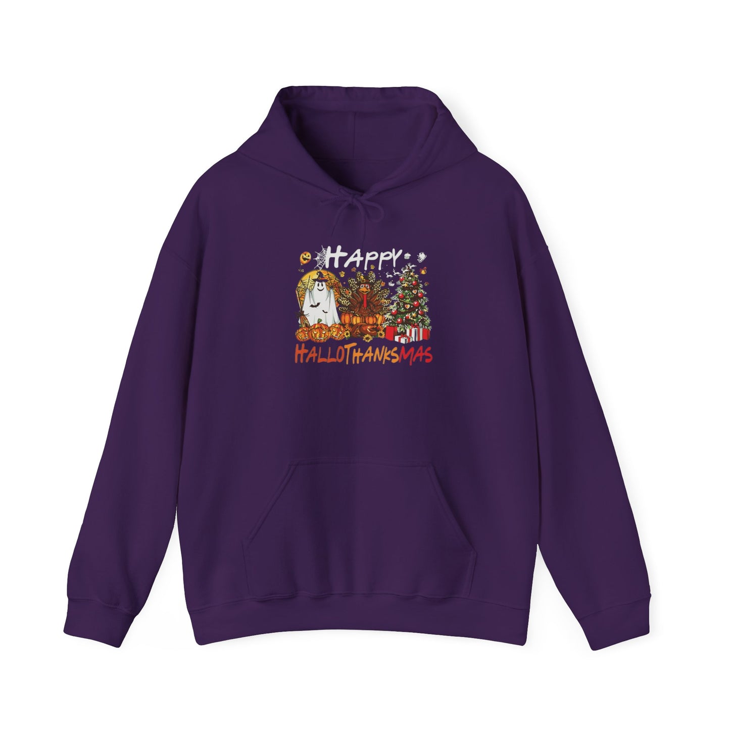 Happy Hallothanksmas Characters Hoodie