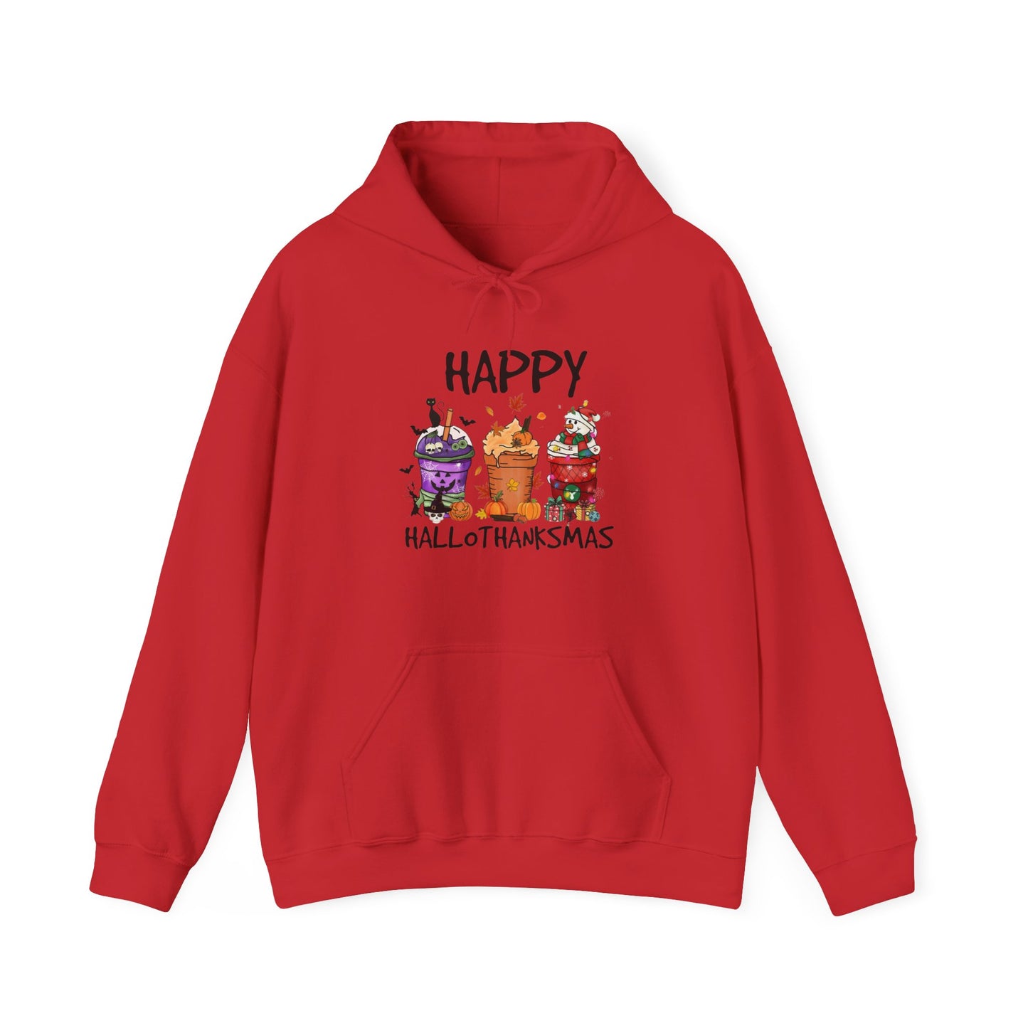 Happy Hallothanksmas Drinks Unisex Hoodie