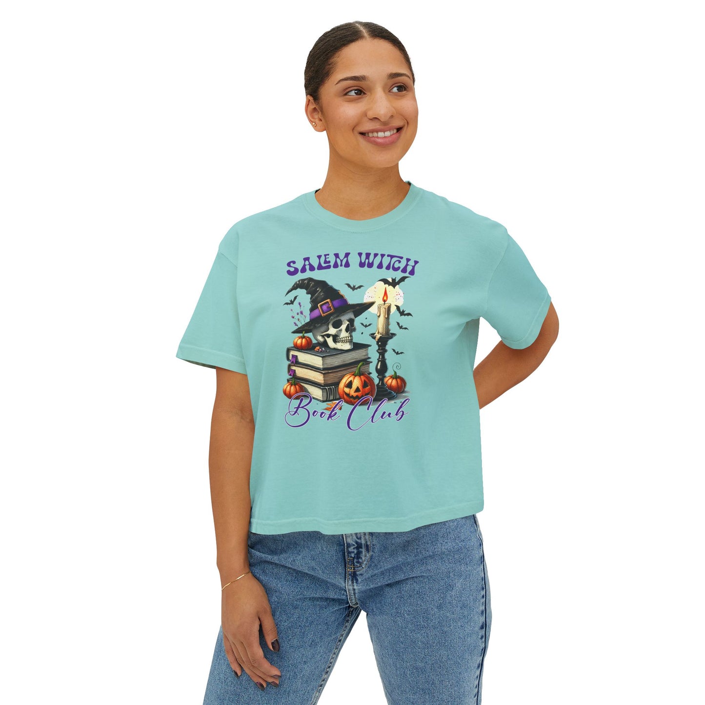 Salem Witch Book Club Boxy Tee