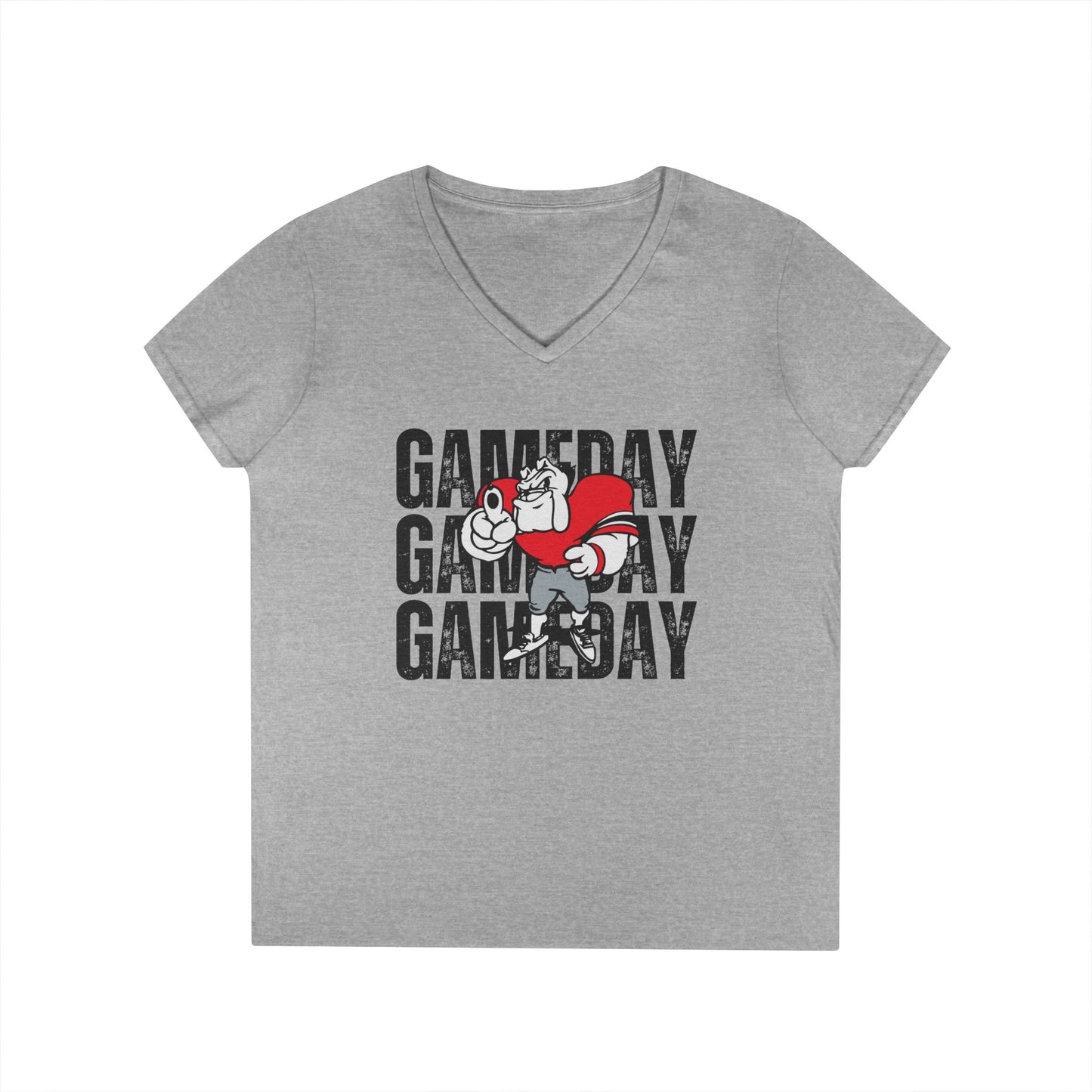 Georgia Gameday V-Neck T-Shirt