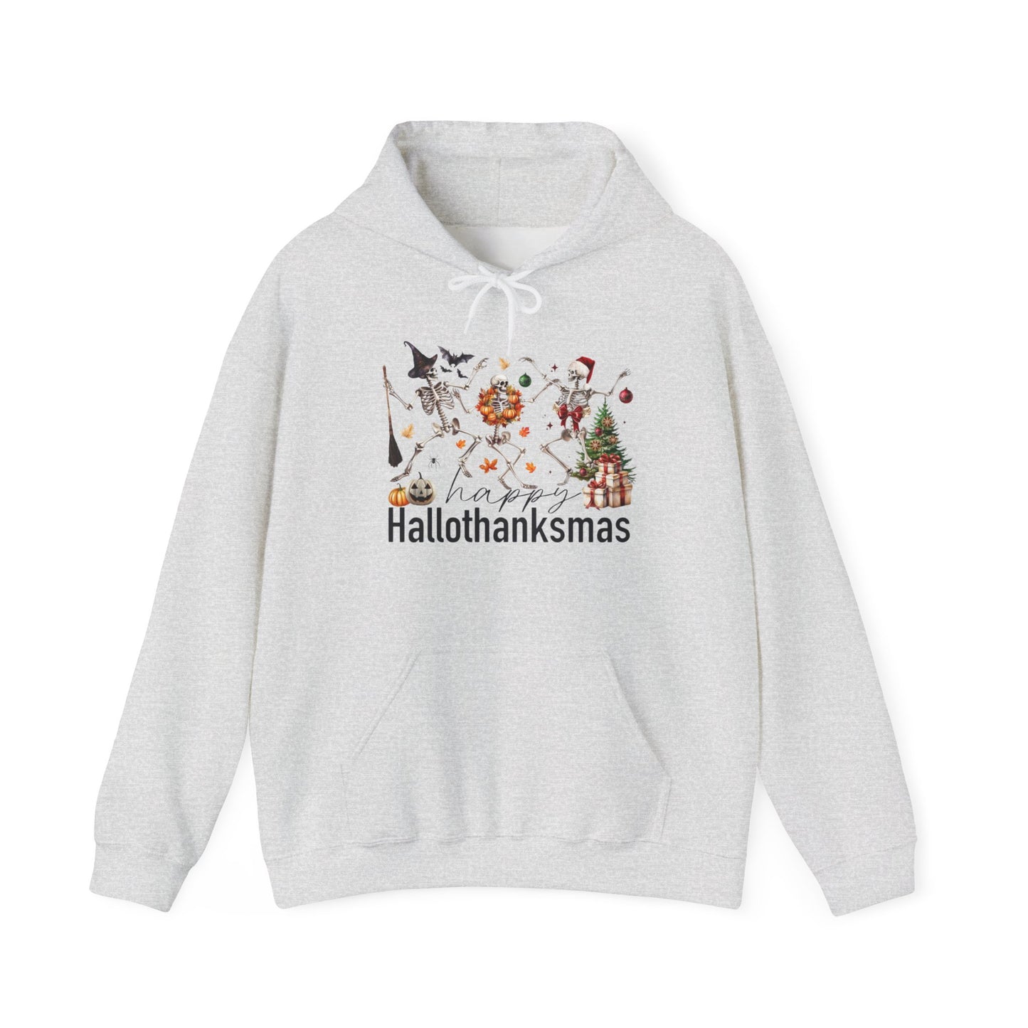 Happy Hallothanksmas Skeleton Hoodie