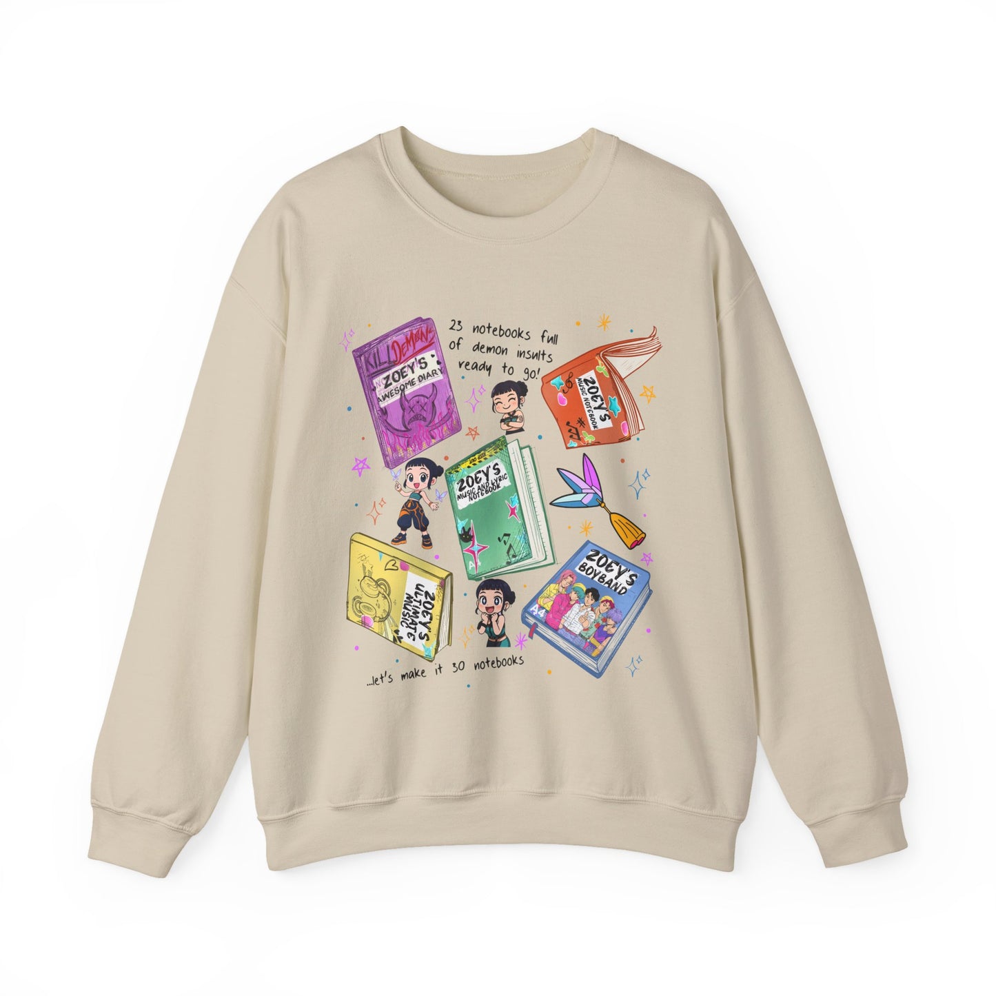 K-Pop Zoe's Books Crewneck Sweatshirt