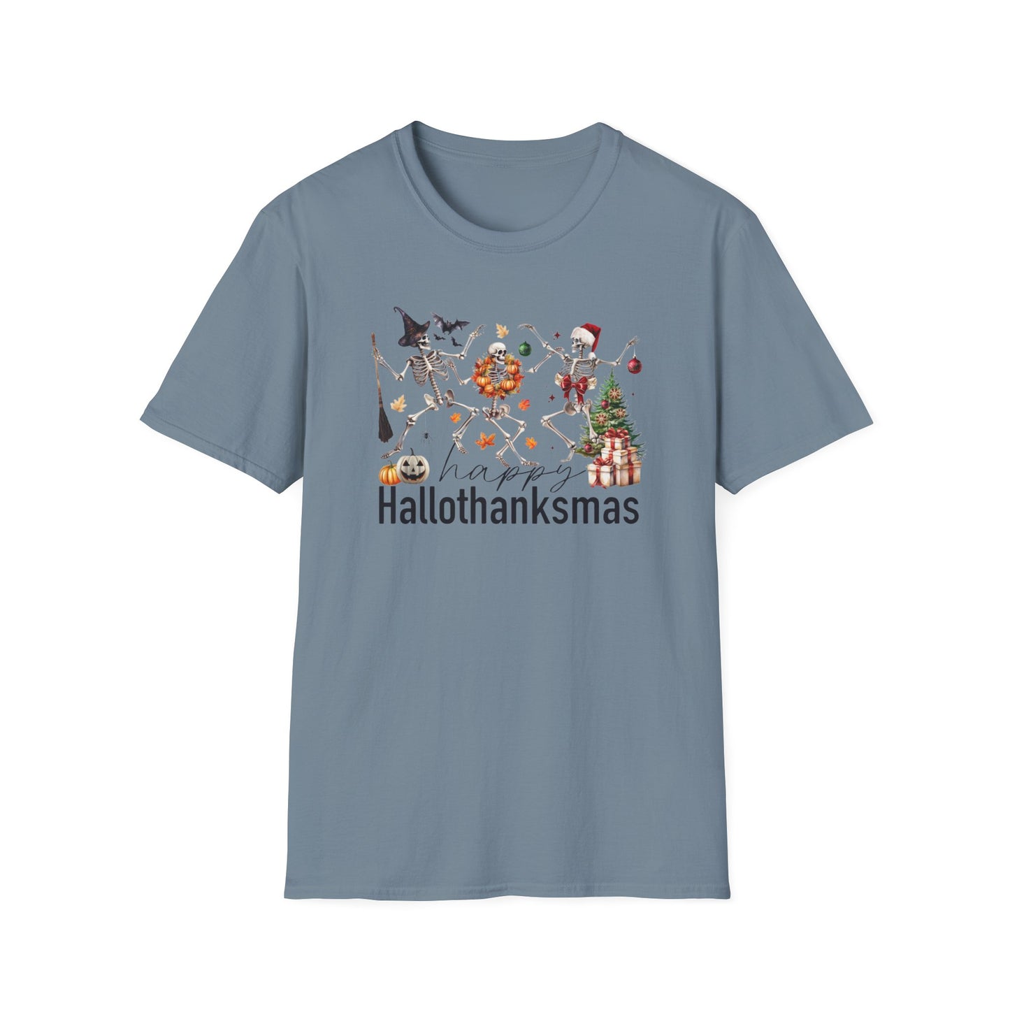 Happy Hallothanksmas Skeleton T-Shirt