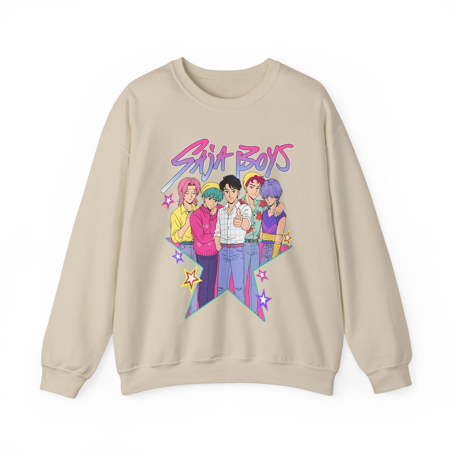 K-Pop Saja Boys Star Crewneck Sweatshirt