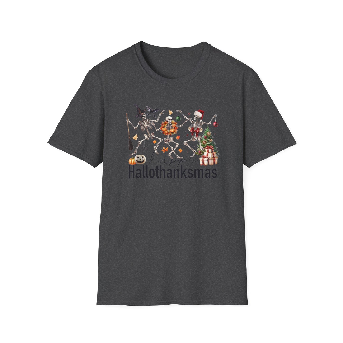 Happy Hallothanksmas Skeleton T-Shirt