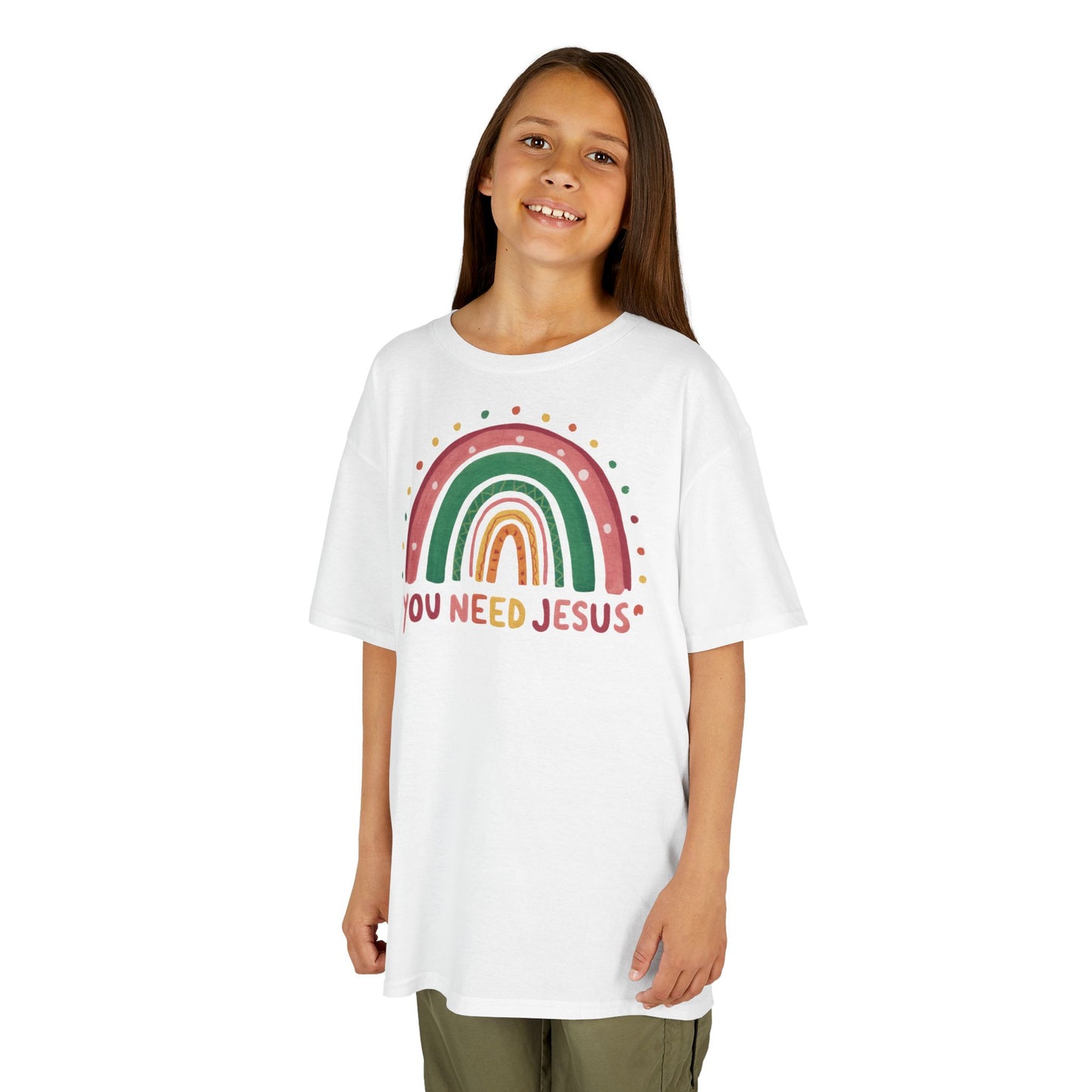 Kids Rainbow Jesus Tee