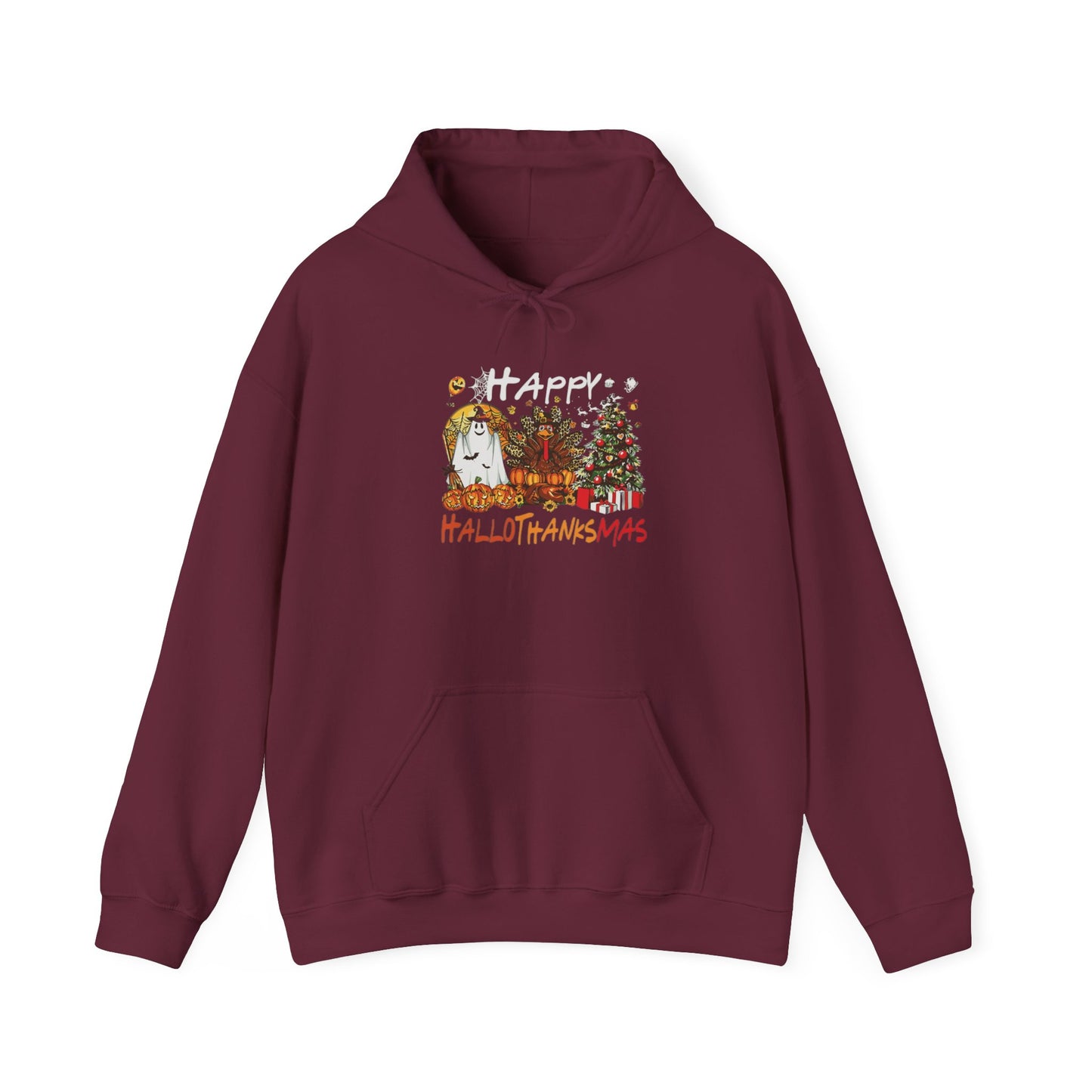 Happy Hallothanksmas Characters Hoodie