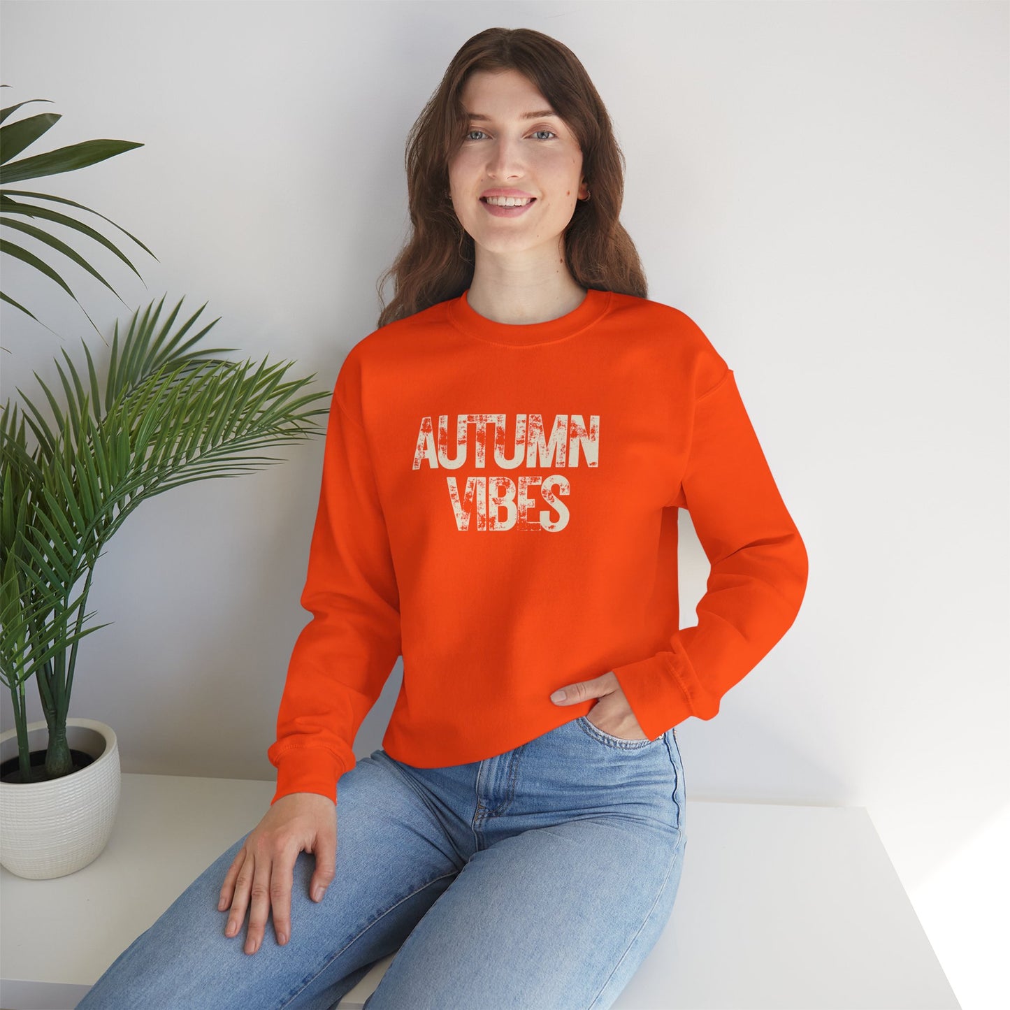 Unisex Autumn Vibes Crewneck Sweatshirt