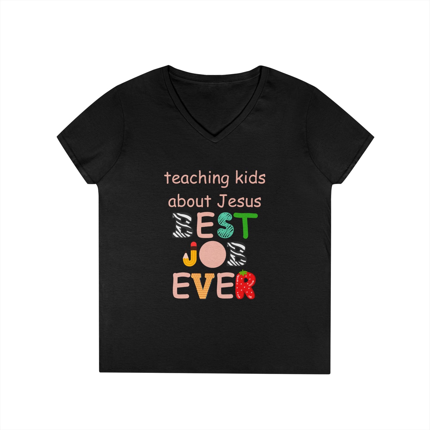 Best Job Ever V-Neck T-Shirt