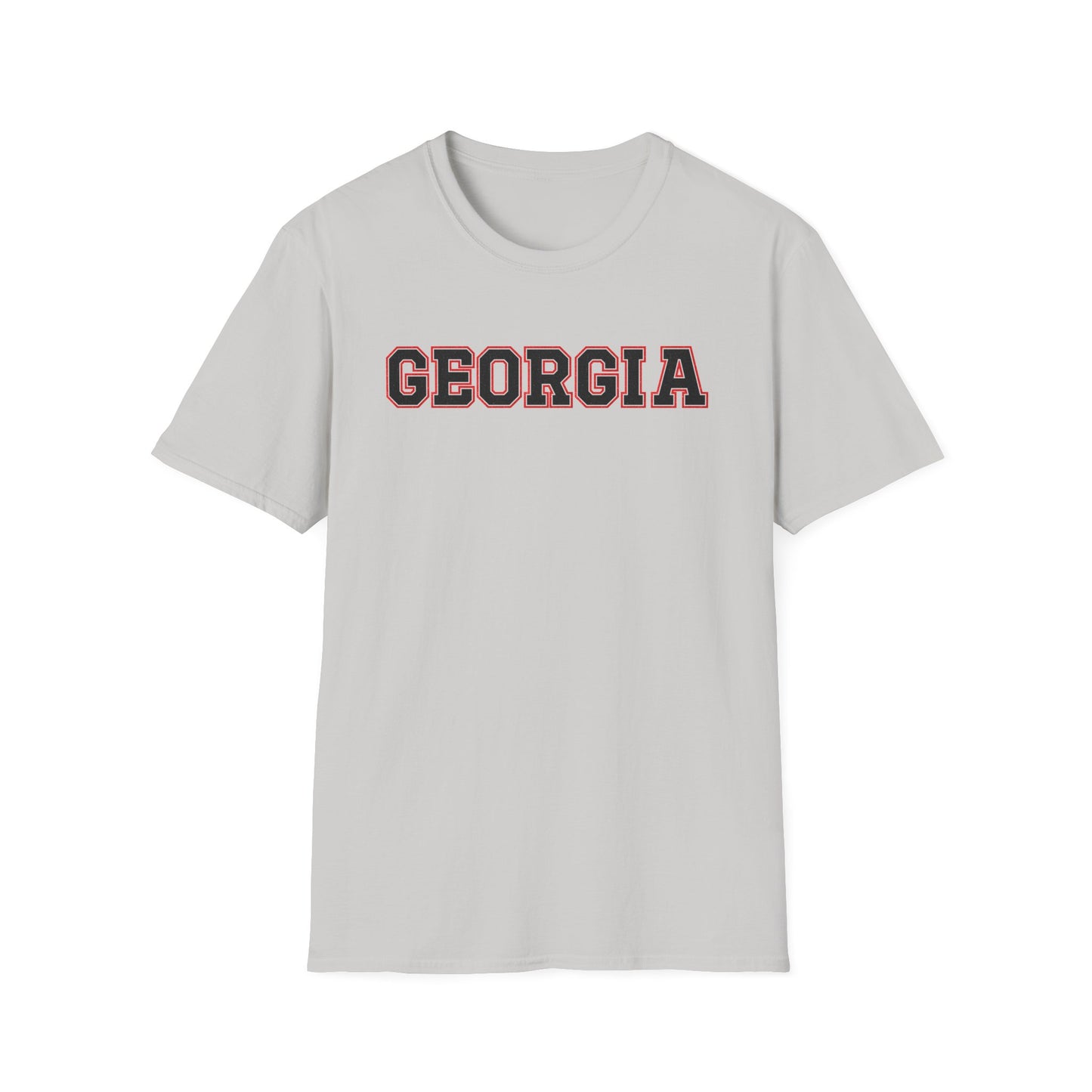 Glittery Black Georgia Softstyle T-Shirt