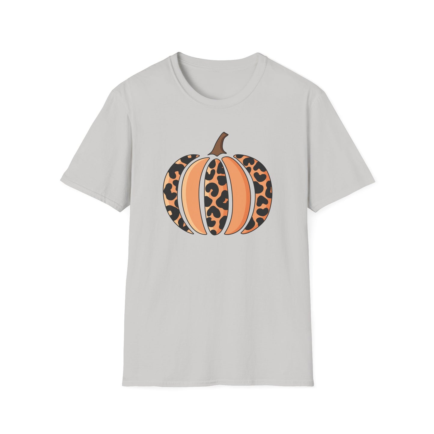 Leopard Print Pumpkin Unisex T-Shirt