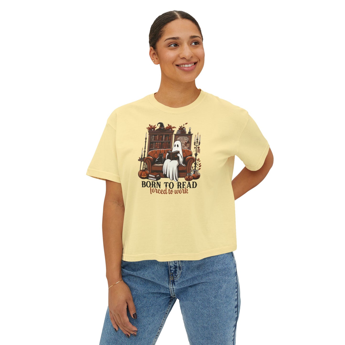 Forced to Work Women's Boxy Tee