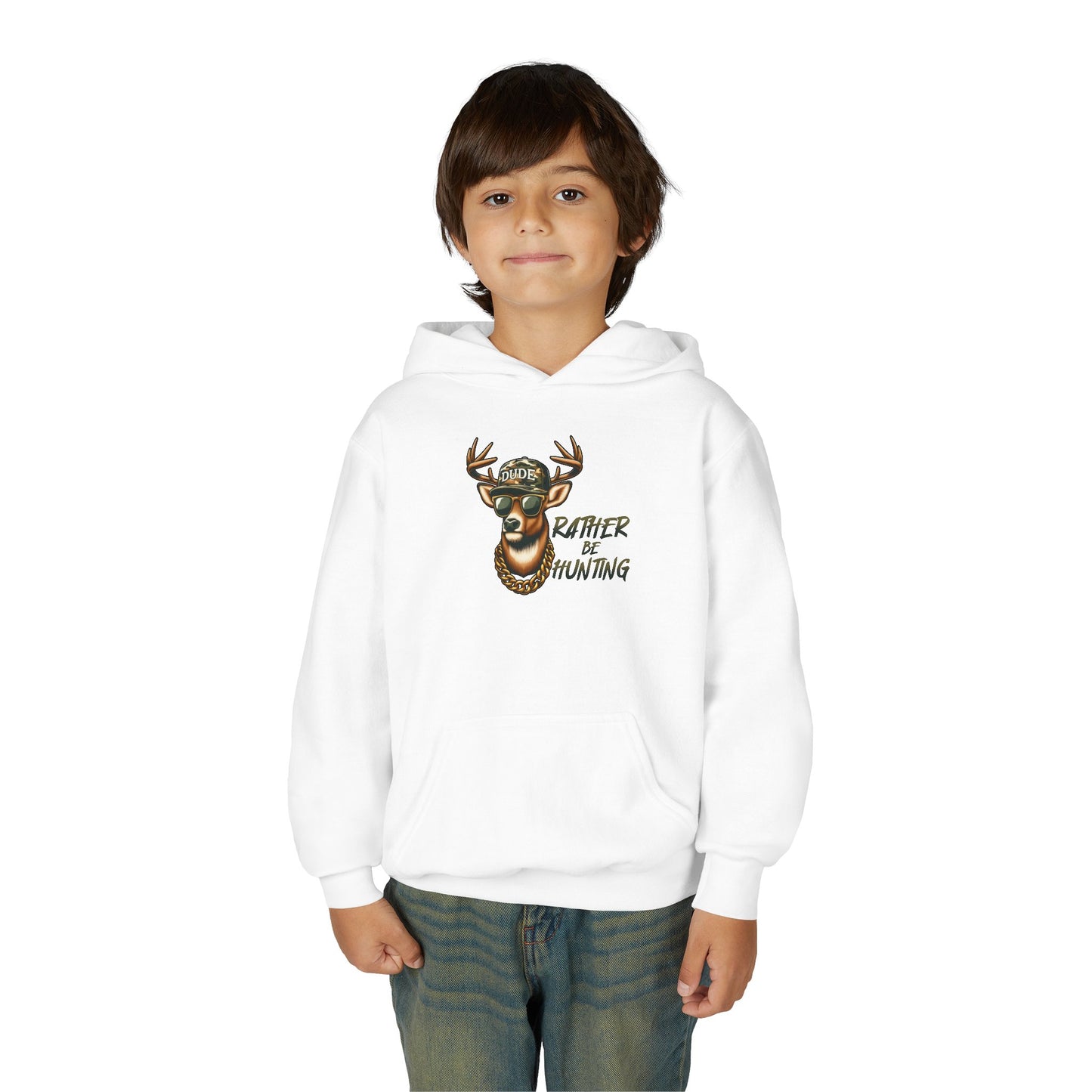 Rather Be Hunting Youth Hoodie