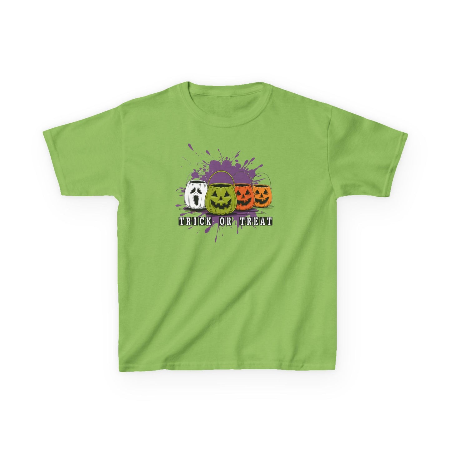 Halloween Pumpkin Trick or Treat Kids Tee