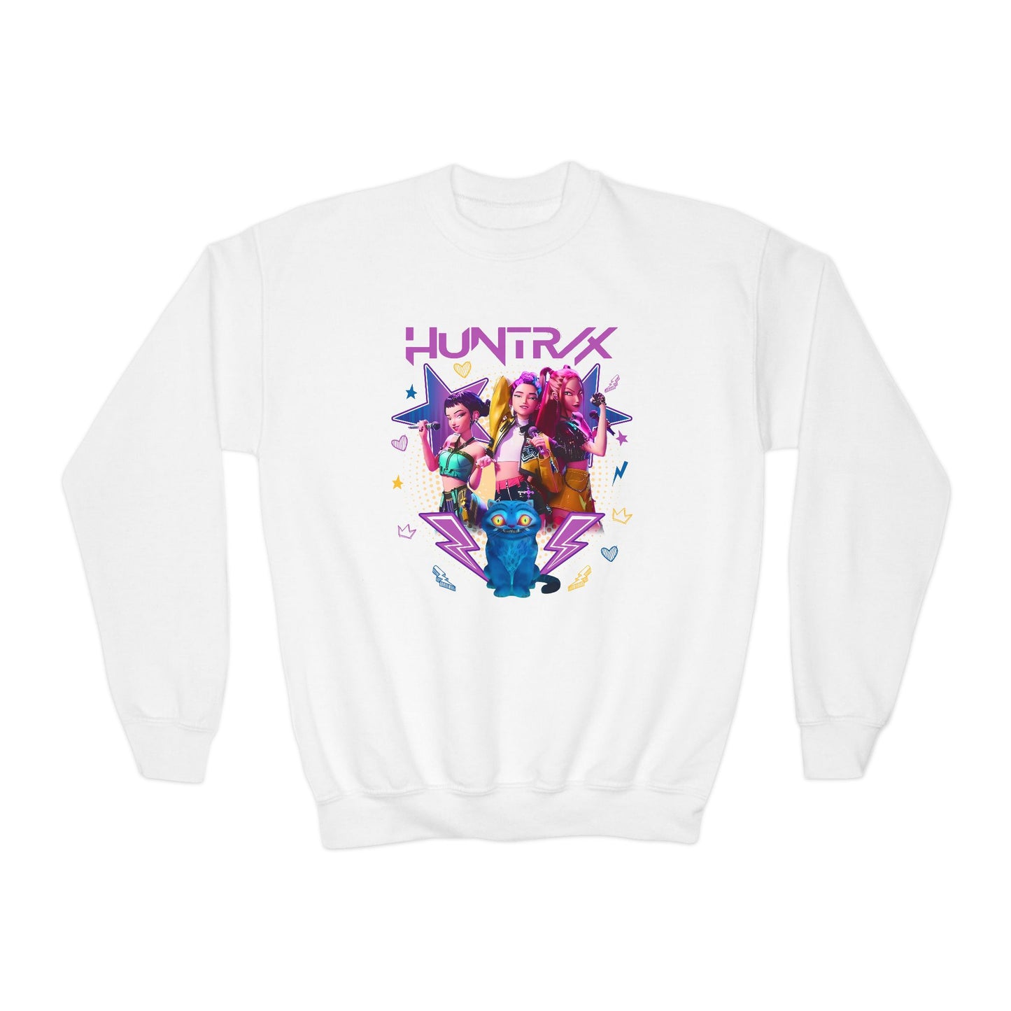 kpop Huntrix Star Youth Crewneck Sweatshirt