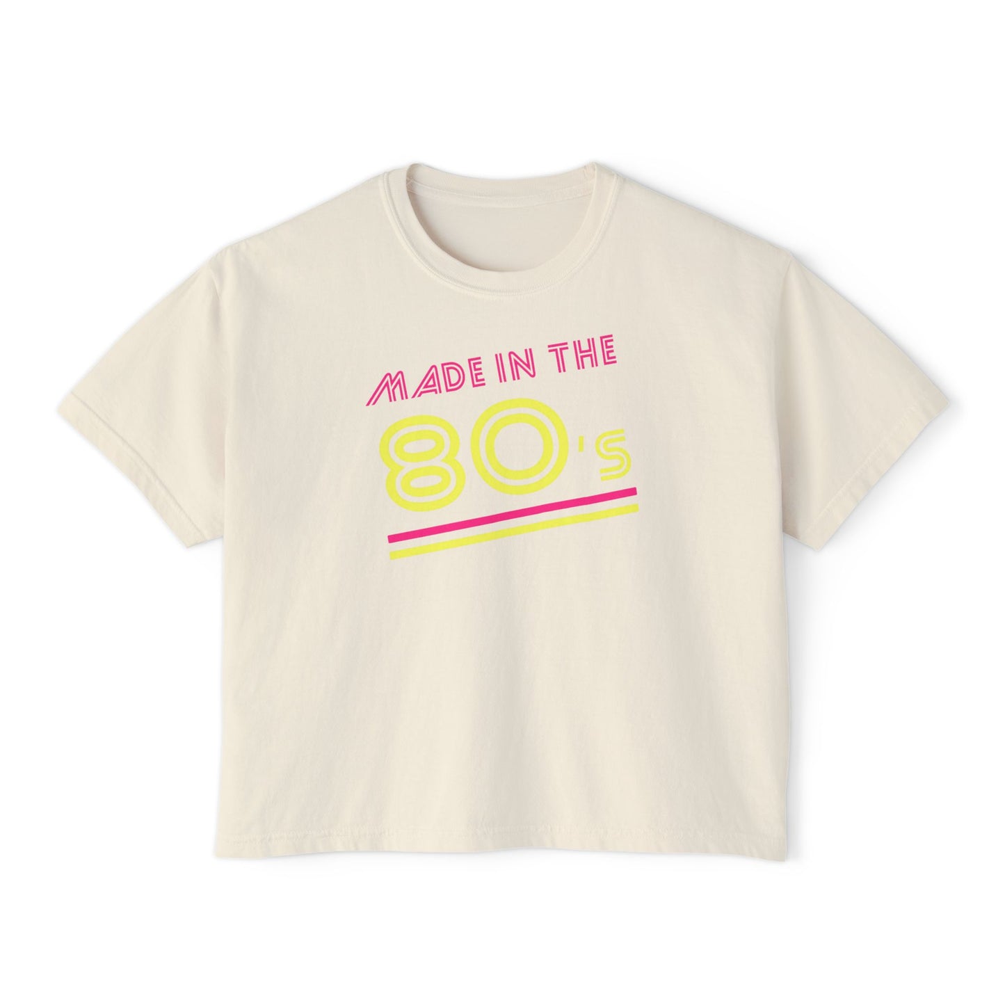 Made in the 80's Neon Boxy Tee