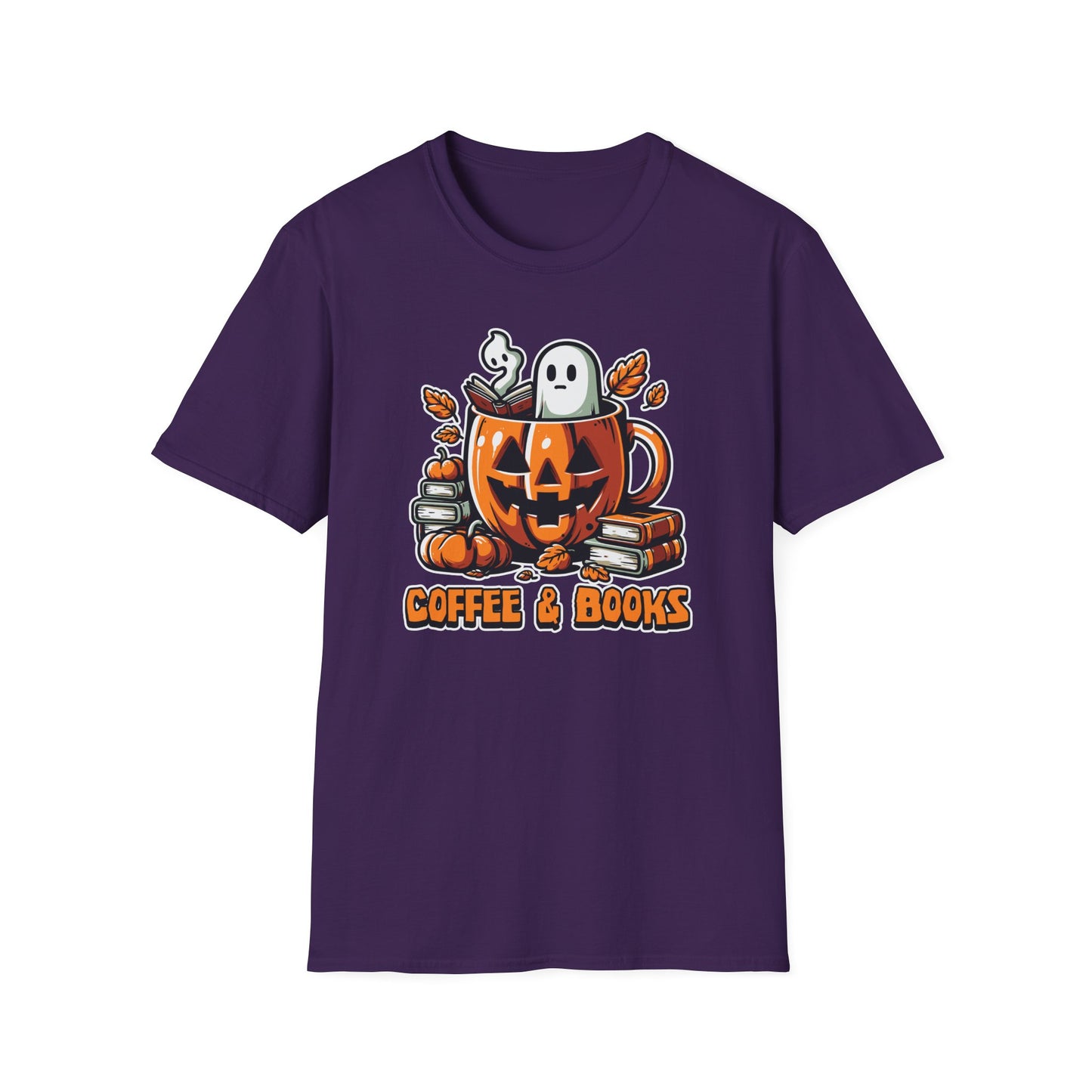 Halloween Coffee & Books T-Shirt