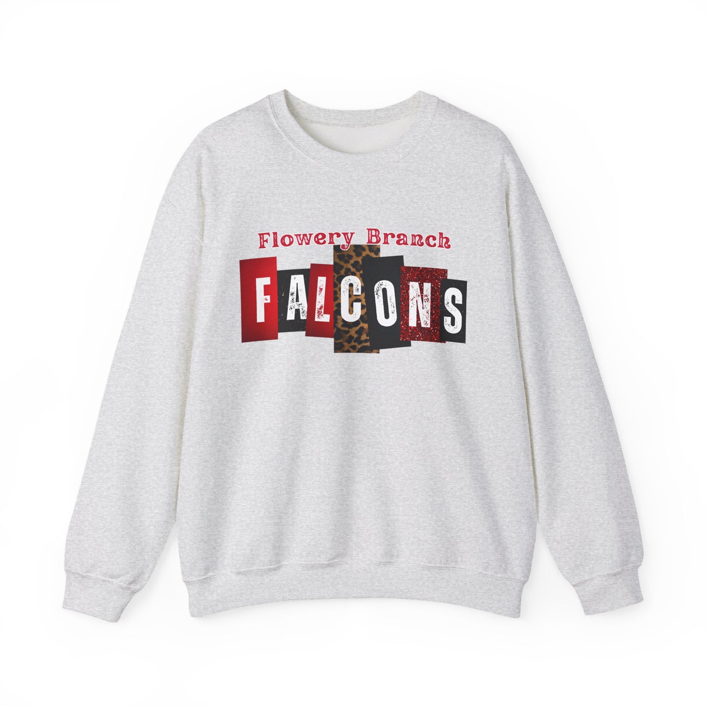 FB Falcons Block Letters Crewneck Sweatshirt