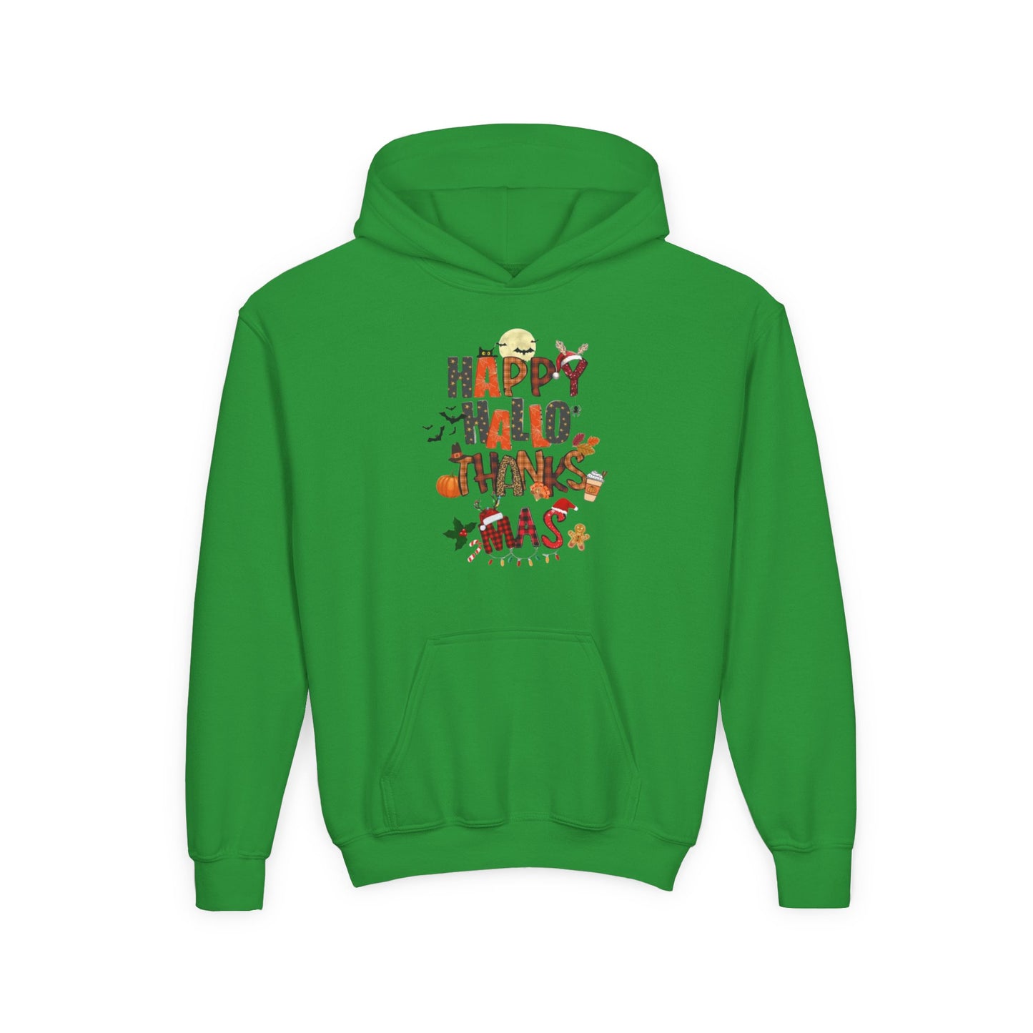 Happy Hallothanksmas Youth Hoodie