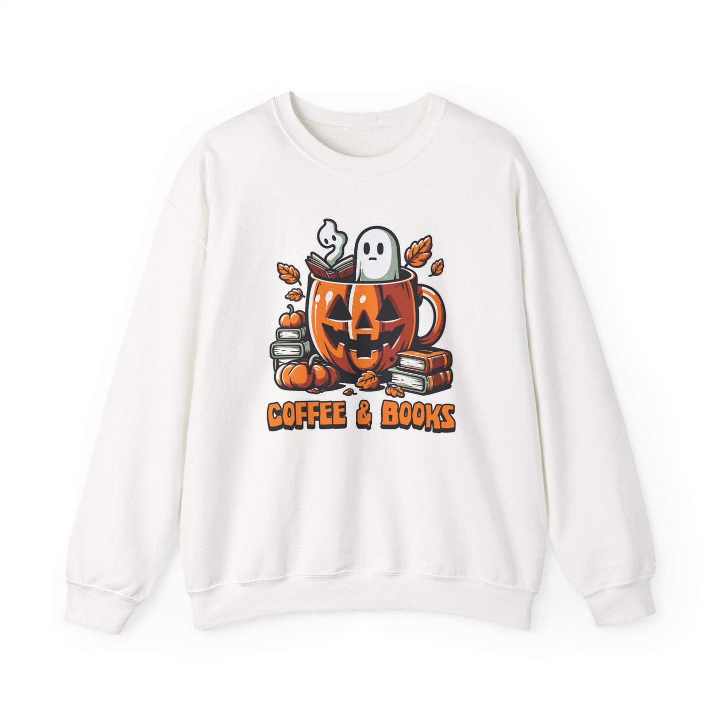 Halloween Coffee & Books Sweatshirt