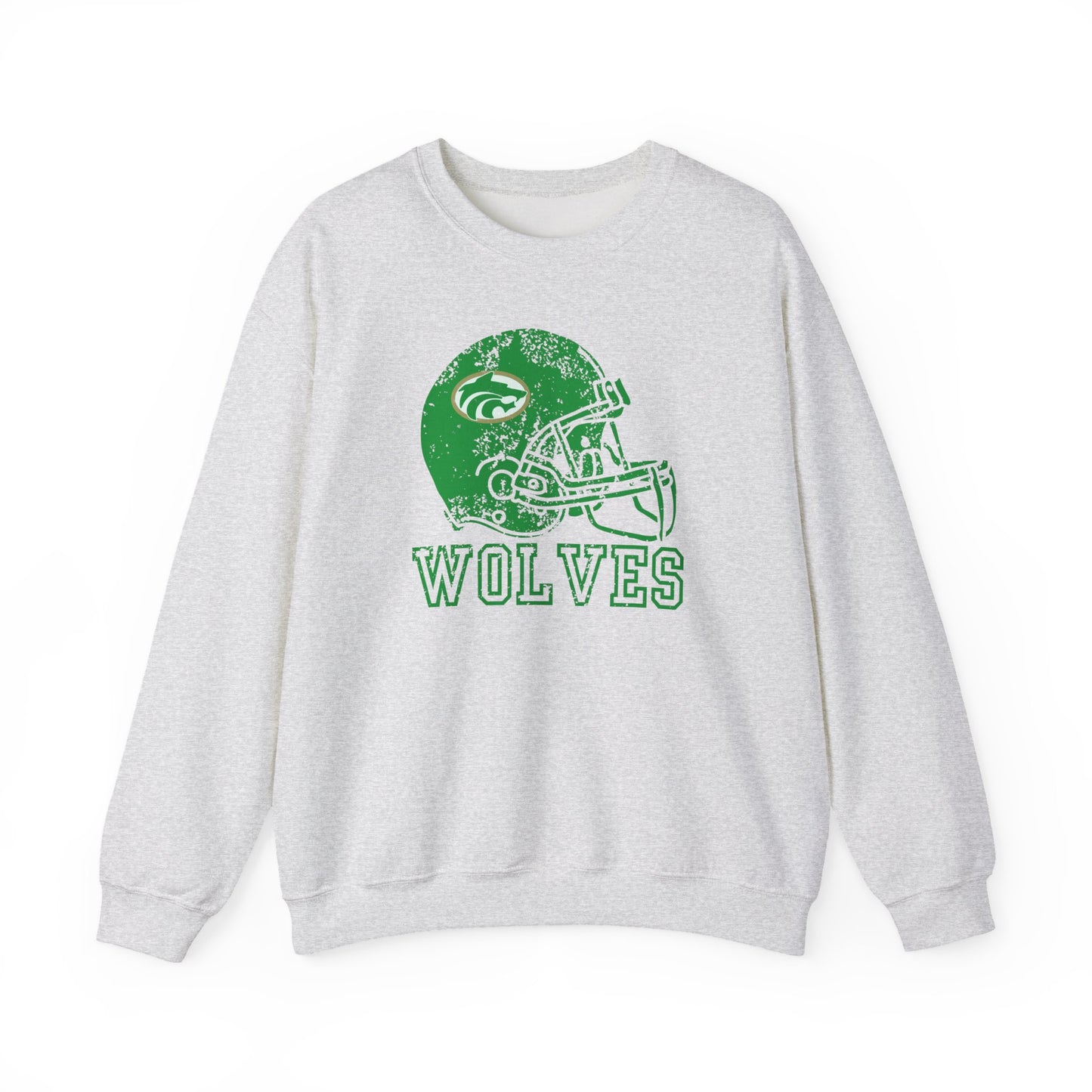 Buford Wolves Helmet Crewneck Sweatshirt