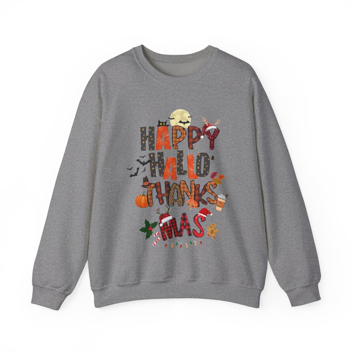 Happy Hallothanksmas Crewneck Sweatshirt