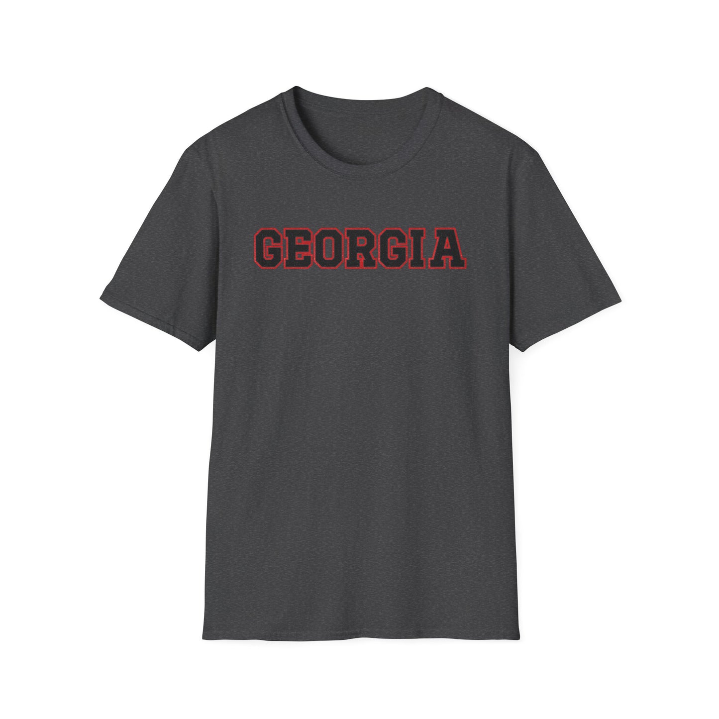 Glittery Black Georgia Softstyle T-Shirt