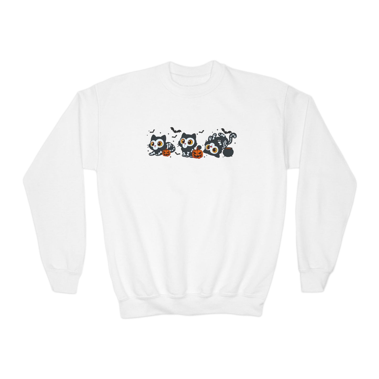 K-Pop Baby Derpy Skeleton Youth Crewneck Sweatshirt