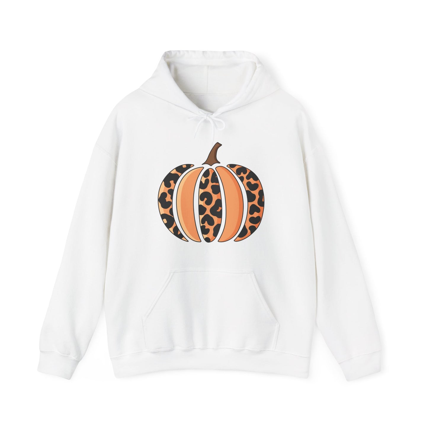 Leopard Print Pumpkin Hoodie