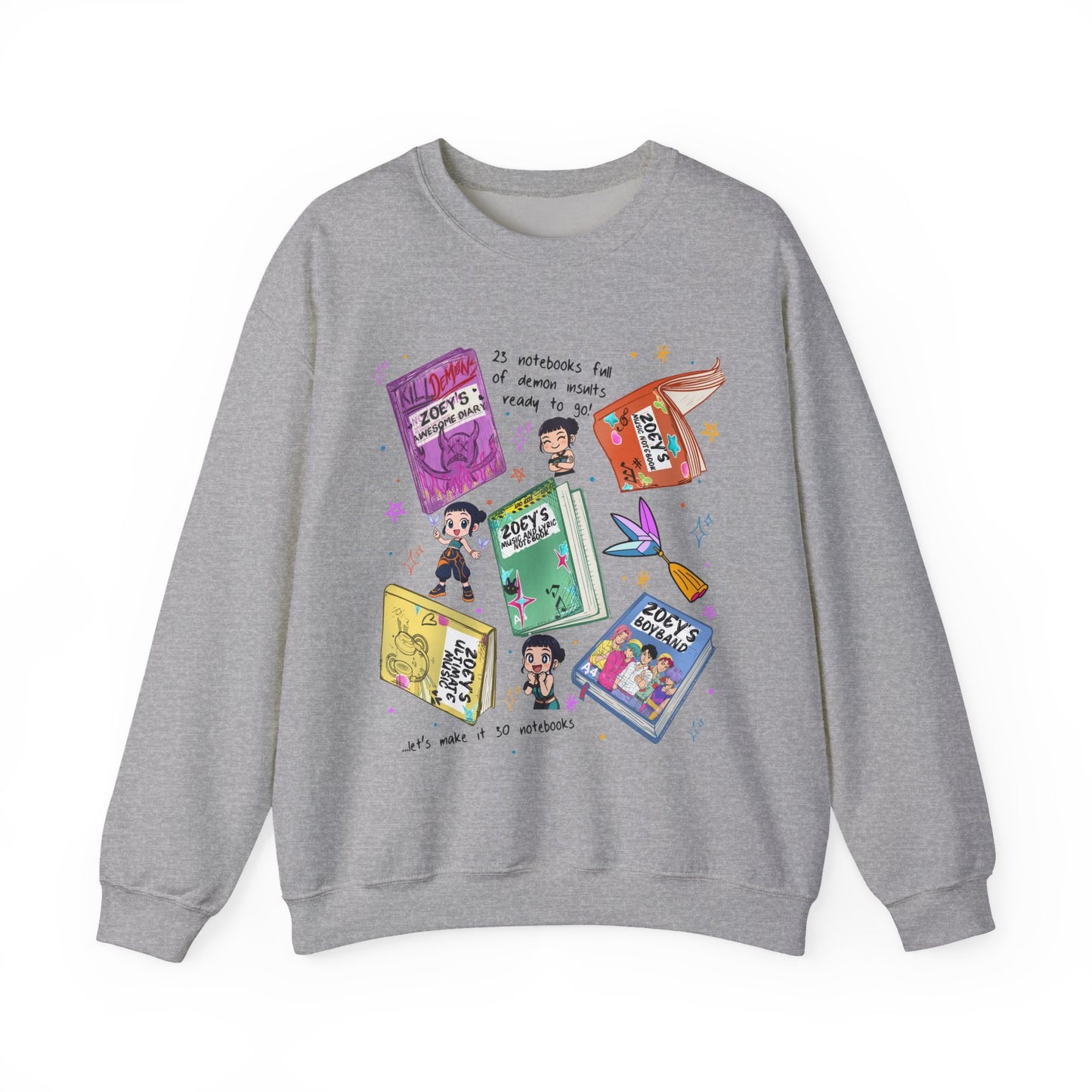 K-Pop Zoe's Books Crewneck Sweatshirt