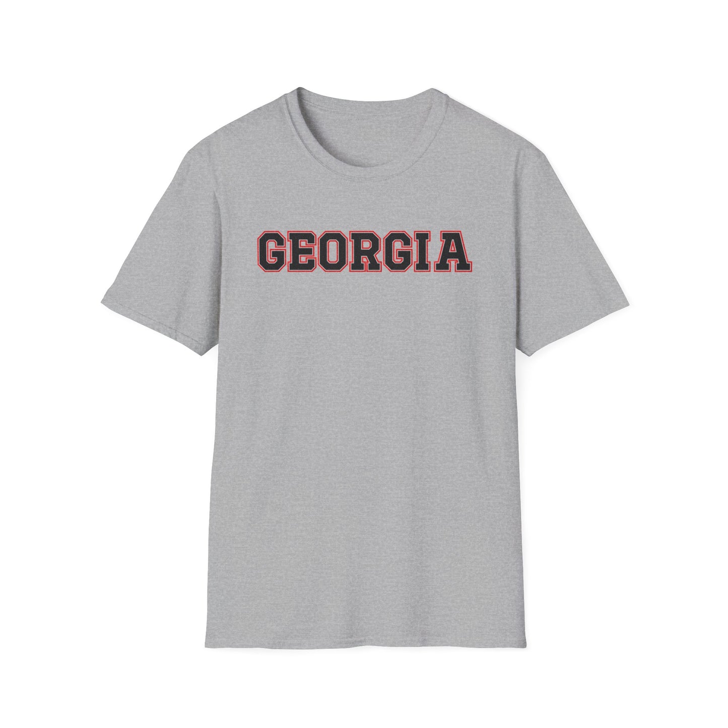 Glittery Black Georgia Softstyle T-Shirt