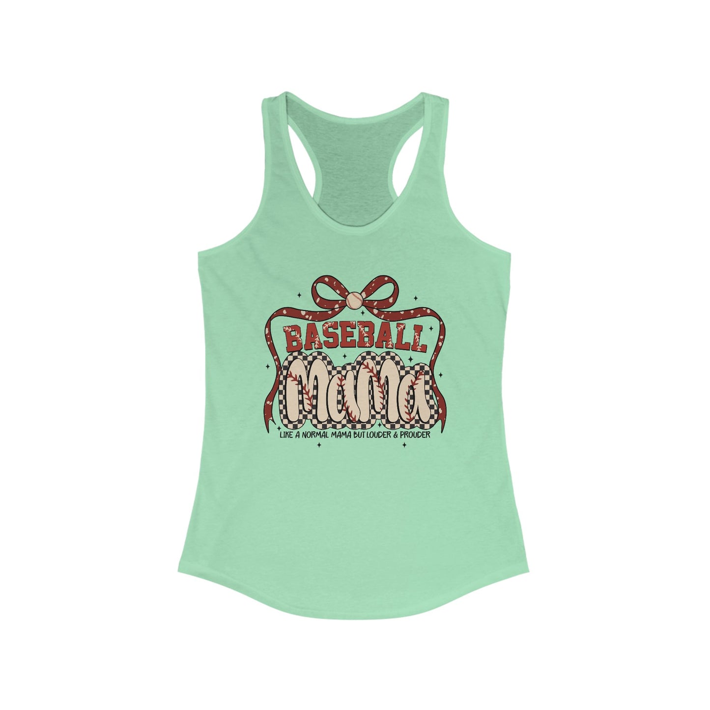 Baseball Mom Racerback Tank