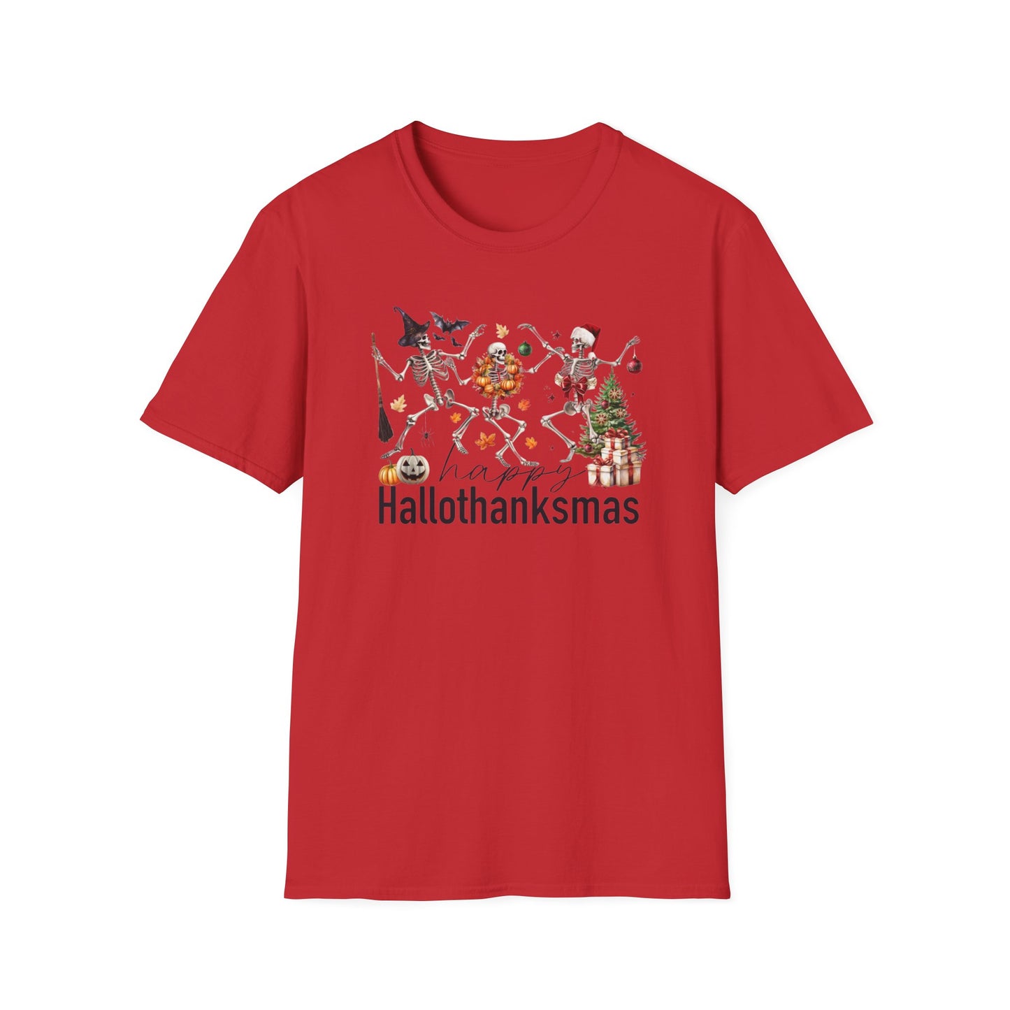 Happy Hallothanksmas Skeleton T-Shirt