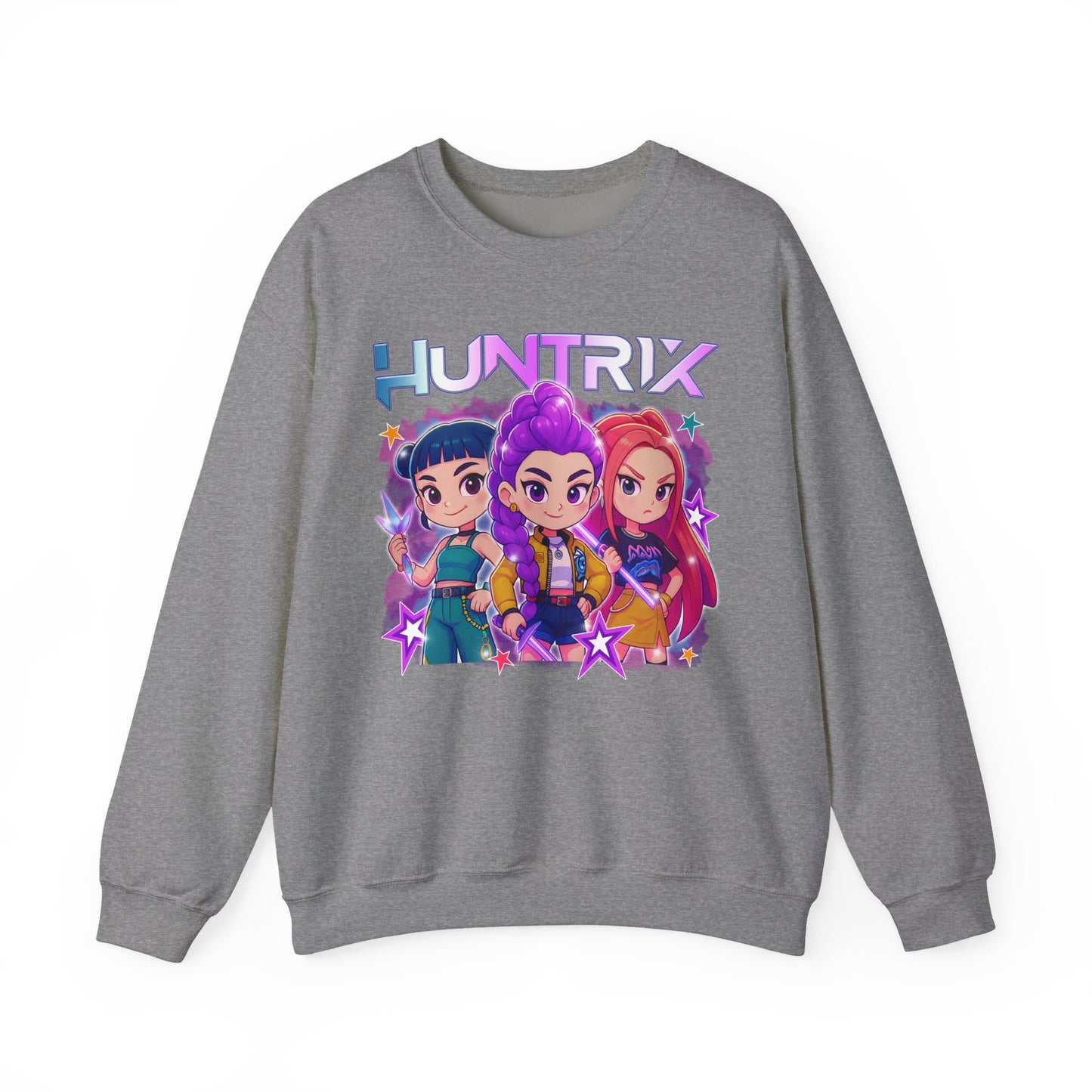 Kpop HUNTRIX cartoon Crewneck Sweatshirt