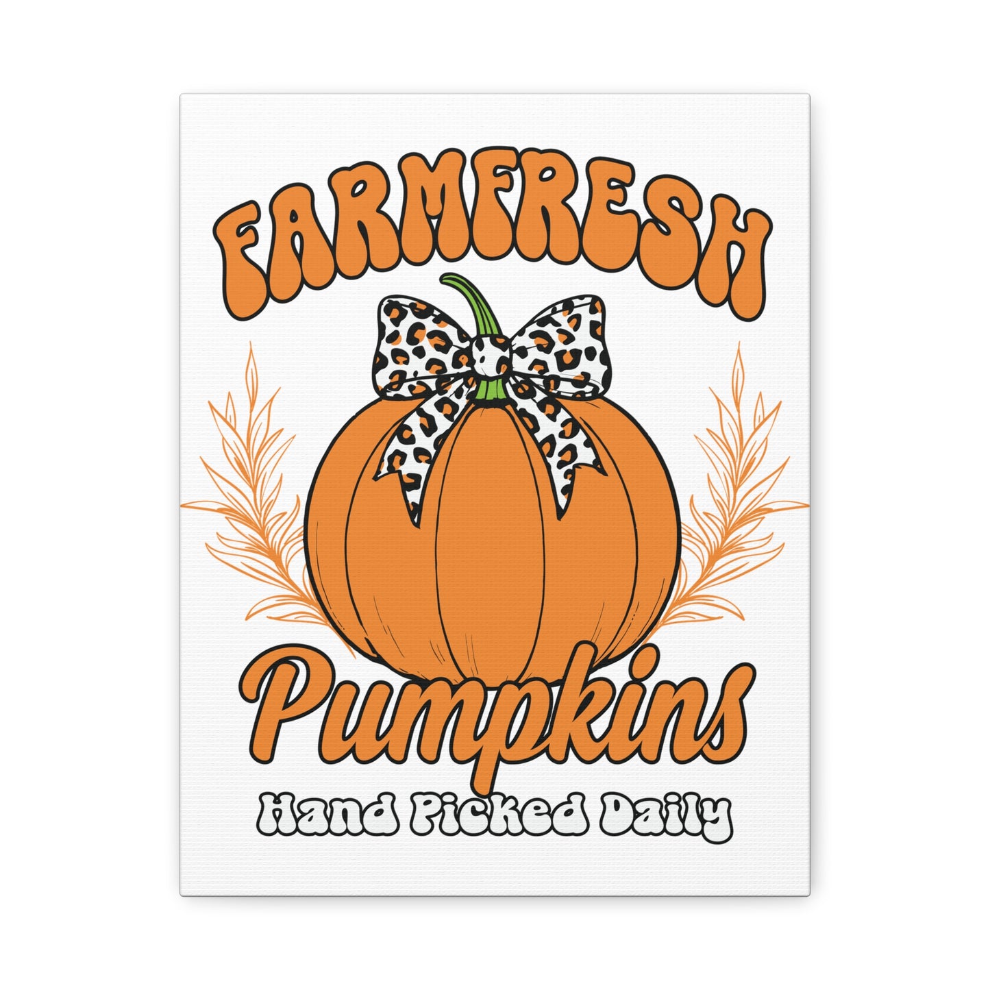 Farm Fresh Pumpkins Canvas