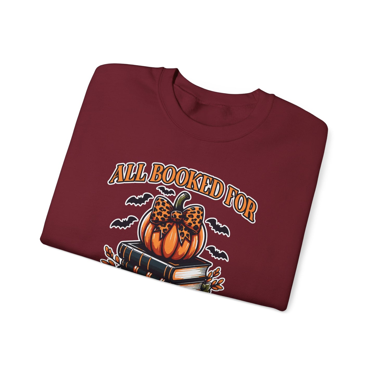 All Booked For Halloween Crewneck Sweatshirt