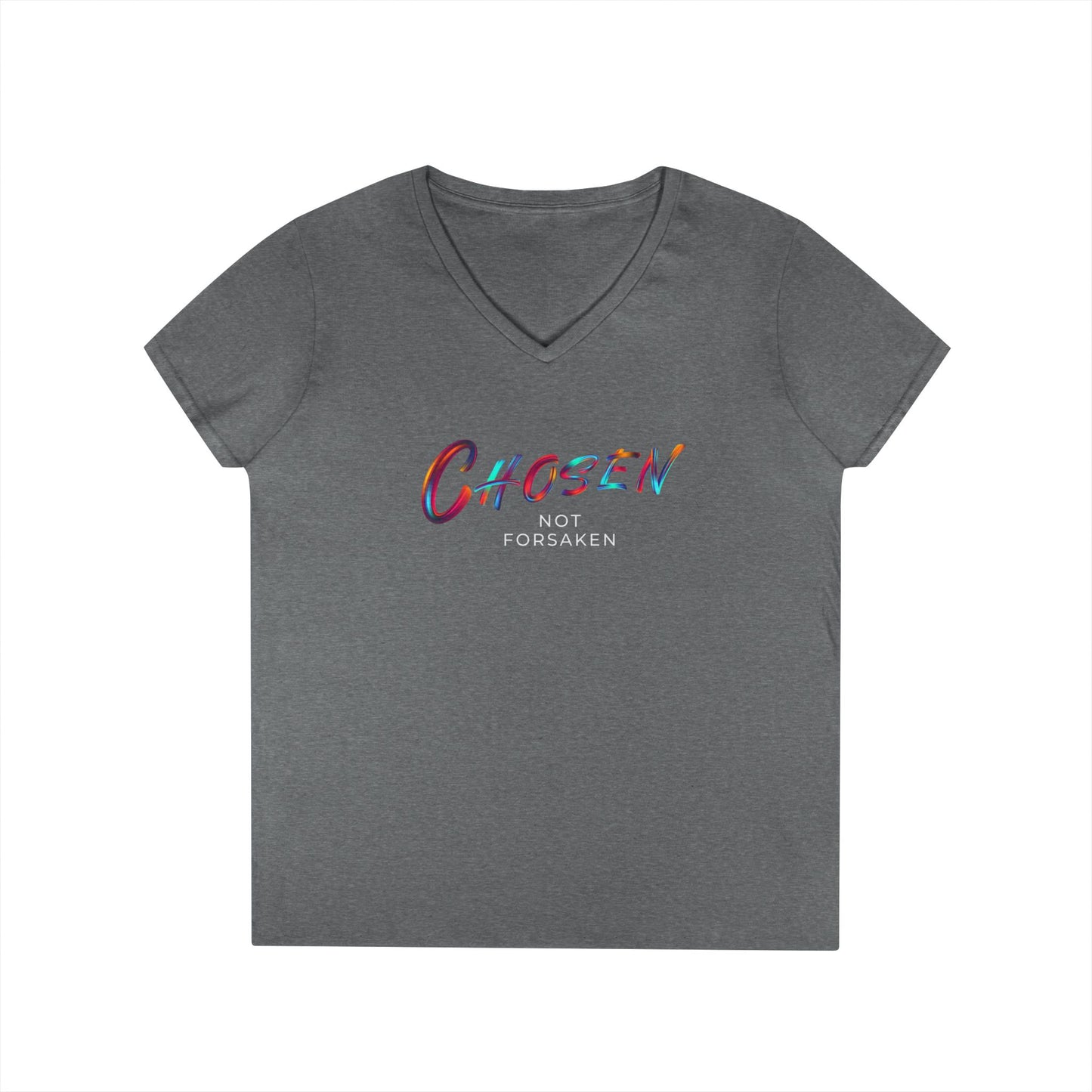 Chosen, Not Forsaken V-Neck T-Shirt