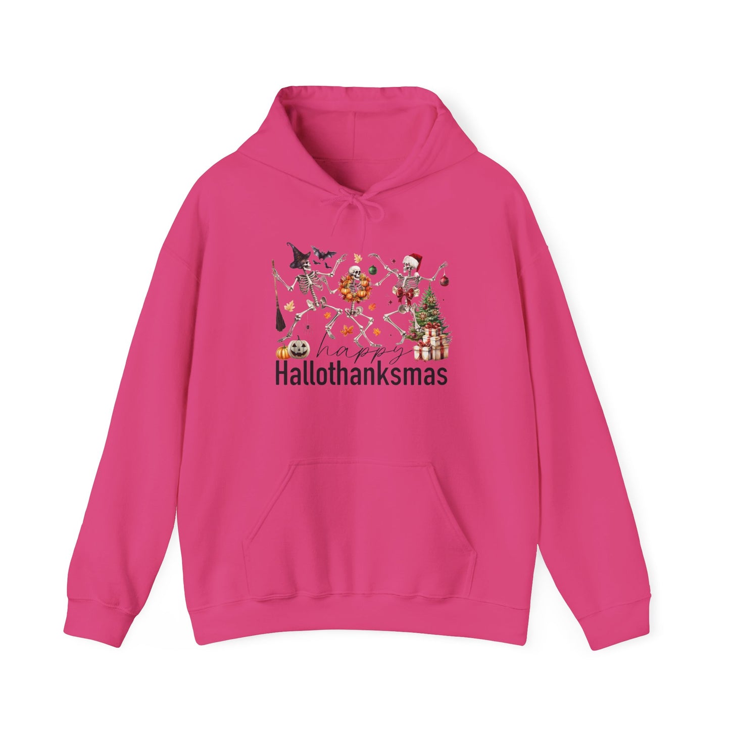Happy Hallothanksmas Skeleton Hoodie