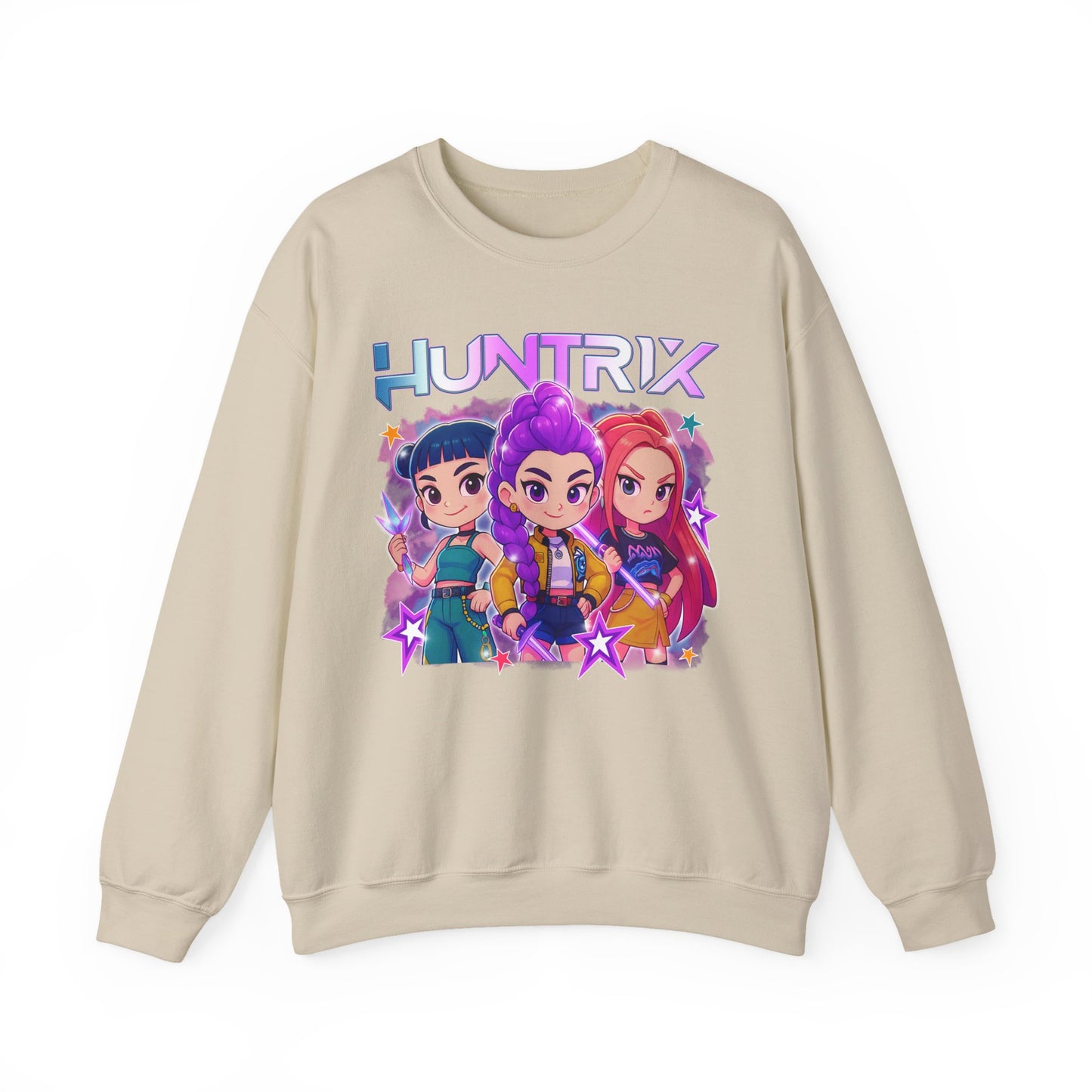 Kpop HUNTRIX cartoon Crewneck Sweatshirt